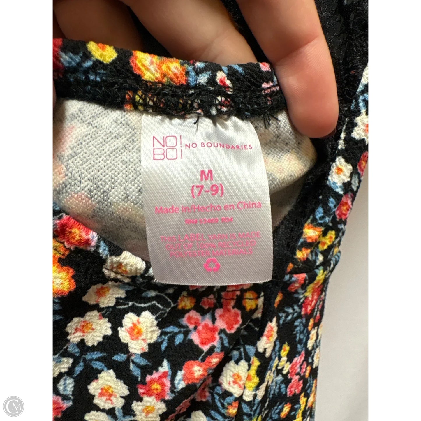 Dress Casual Short By No Boundaries In Floral Print, Size: M