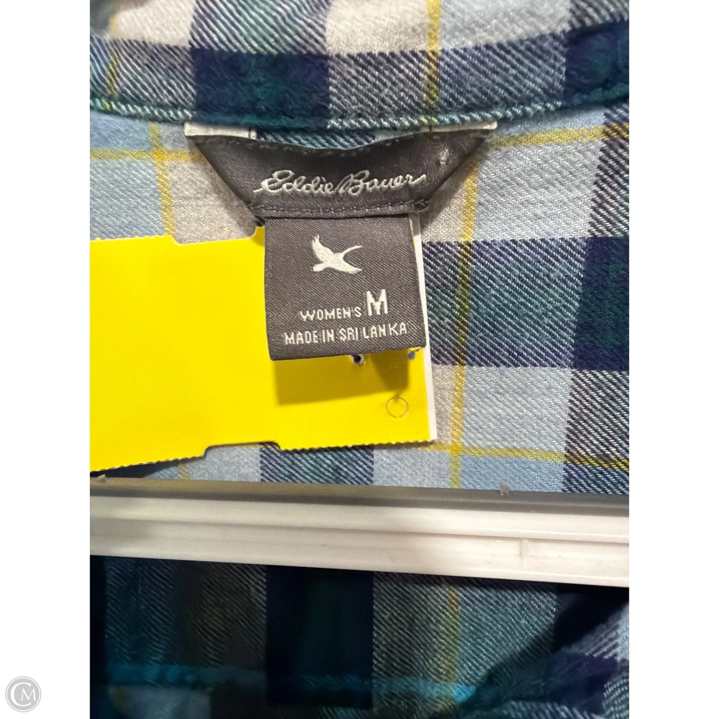 Top Long Sleeve By Eddie Bauer In Green, Size: M