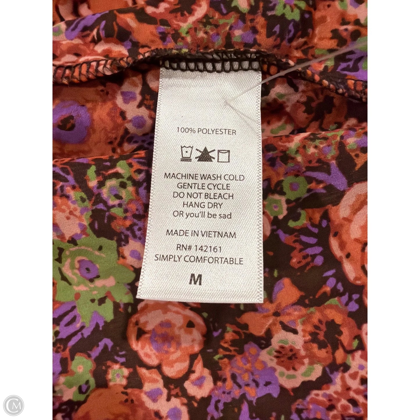Cardigan By Lularoe In Floral Print, Size: M