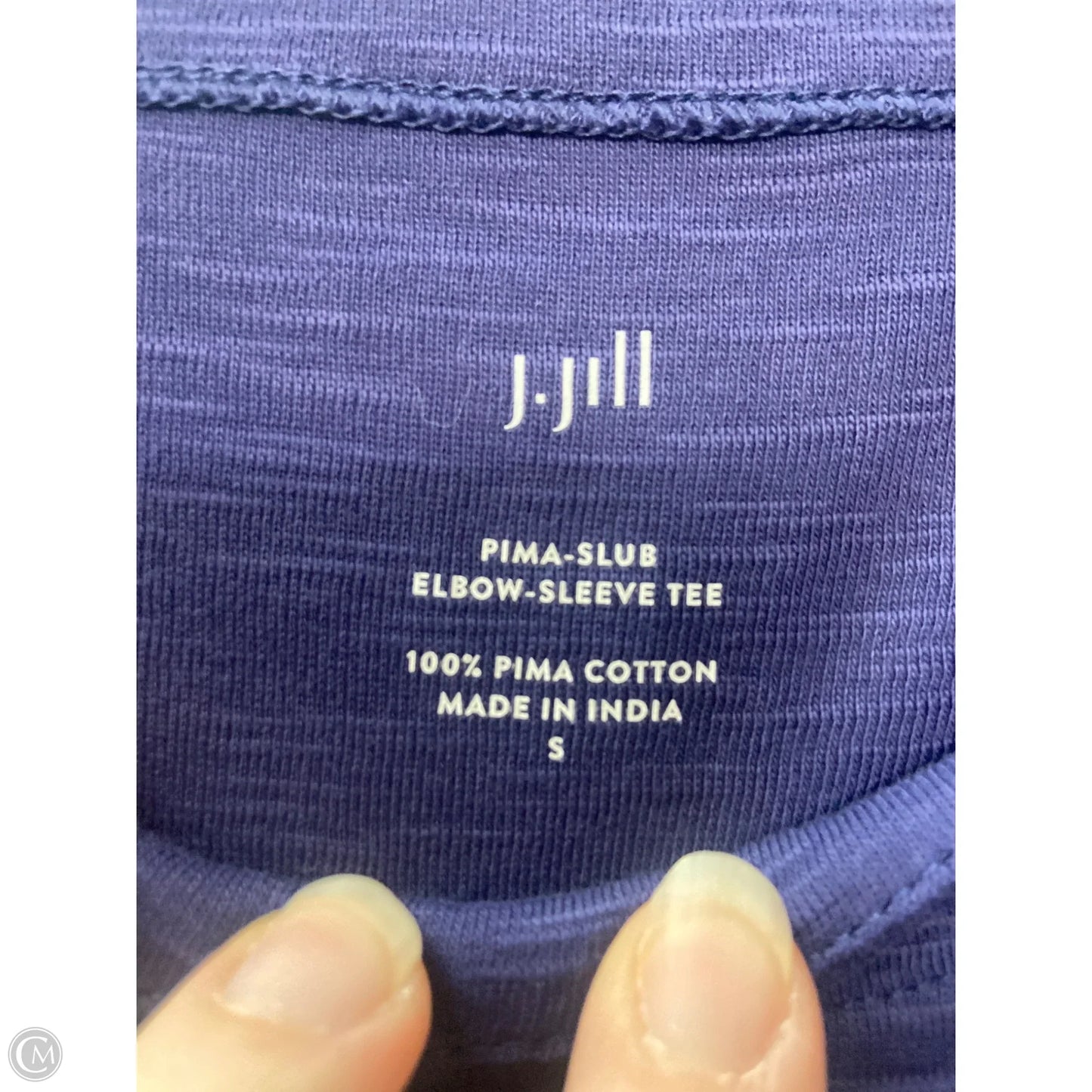 Top Short Sleeve By J. Jill In Purple, Size: S