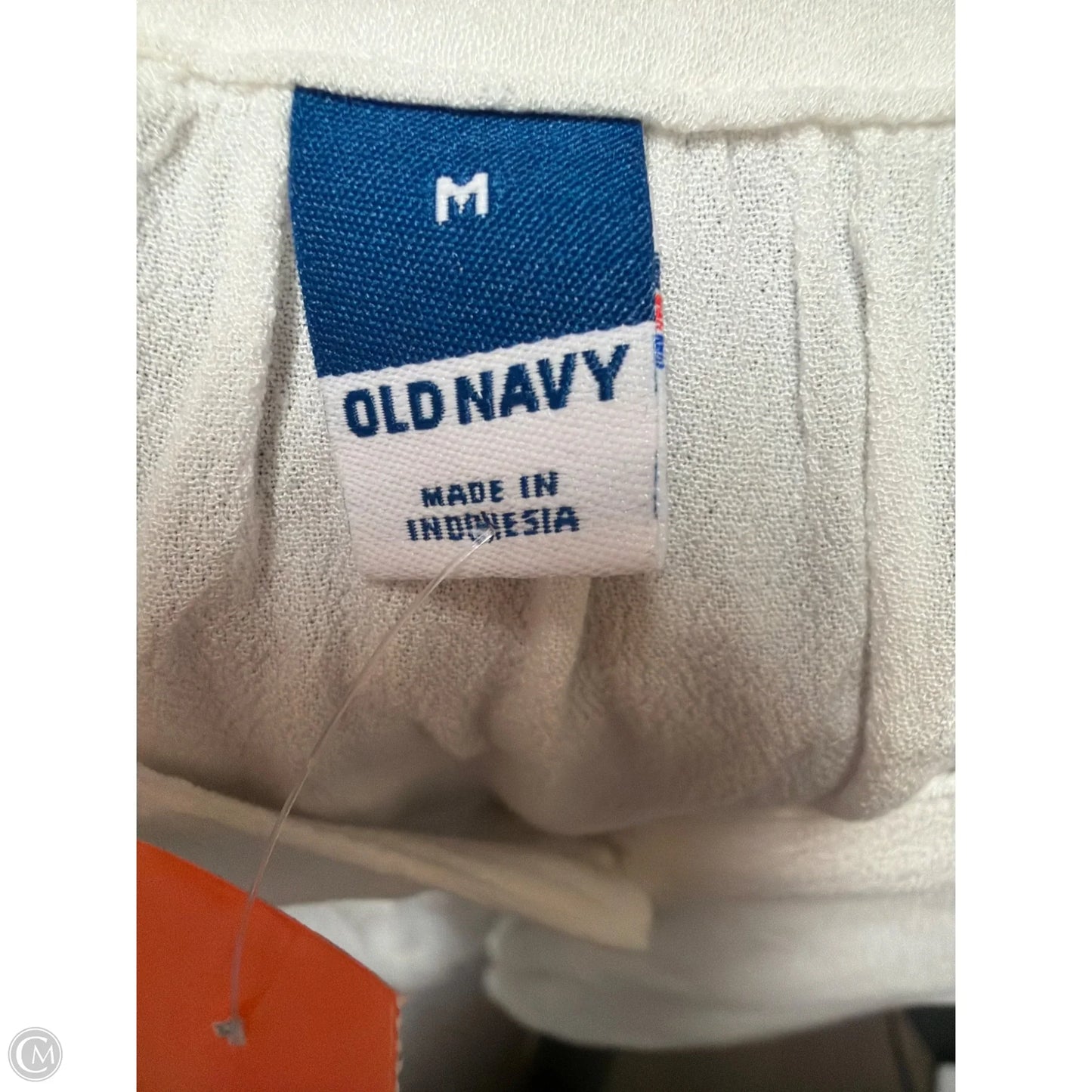Top Long Sleeve By Old Navy In Cream, Size: M