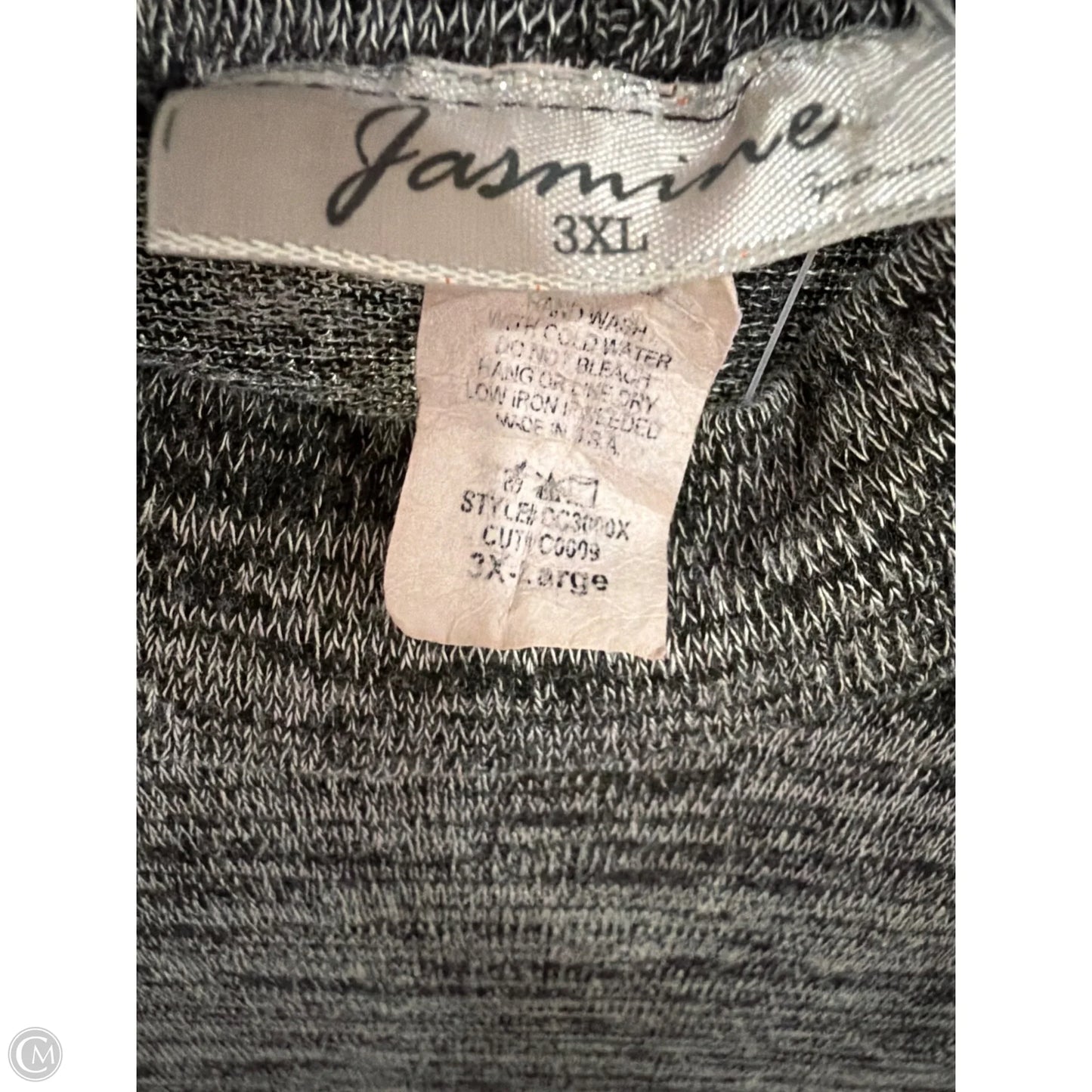 Dress Casual Midi By Clothes Mentor In Grey, Size: 3x