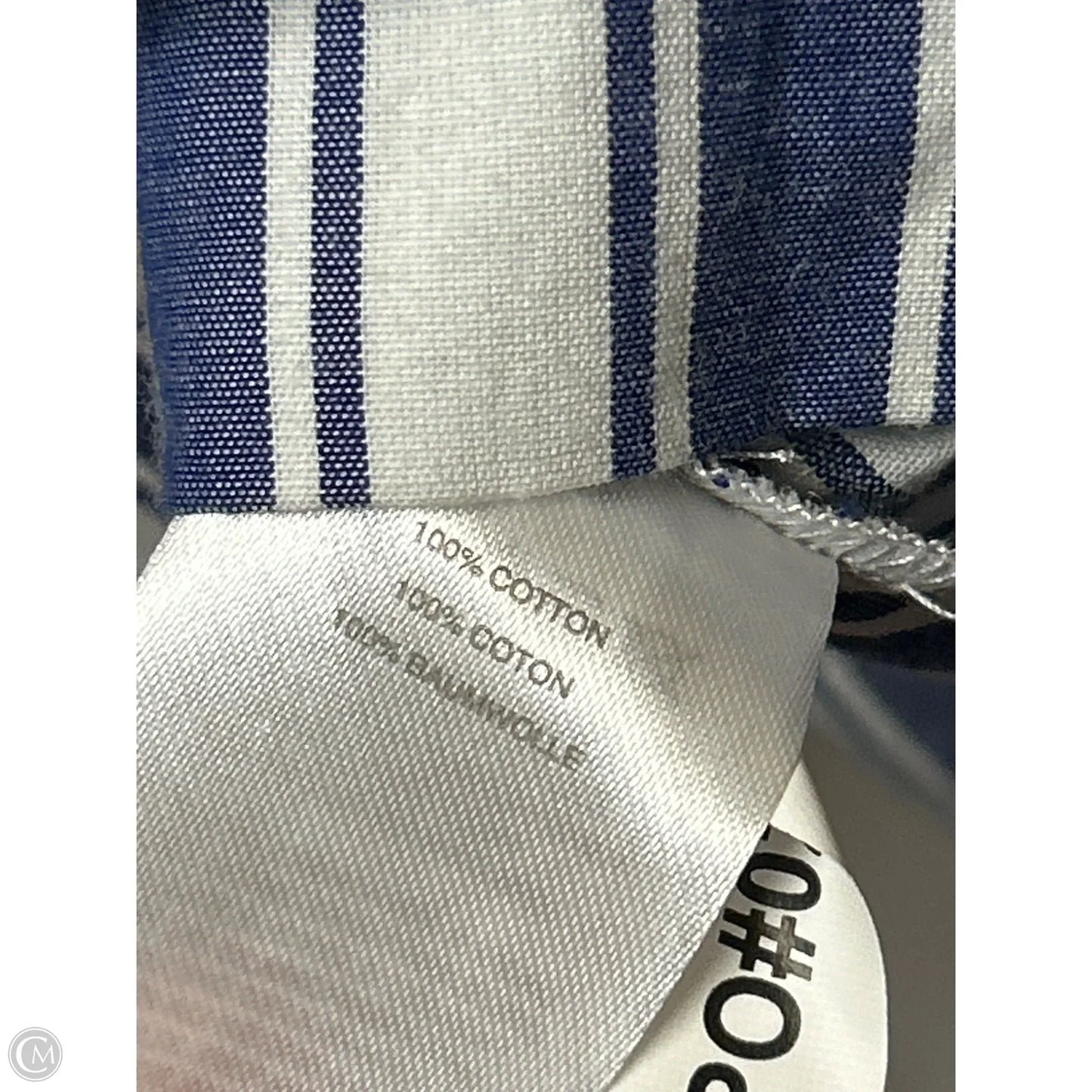 Top Sleeveless By Madewell In Blue, Size: M