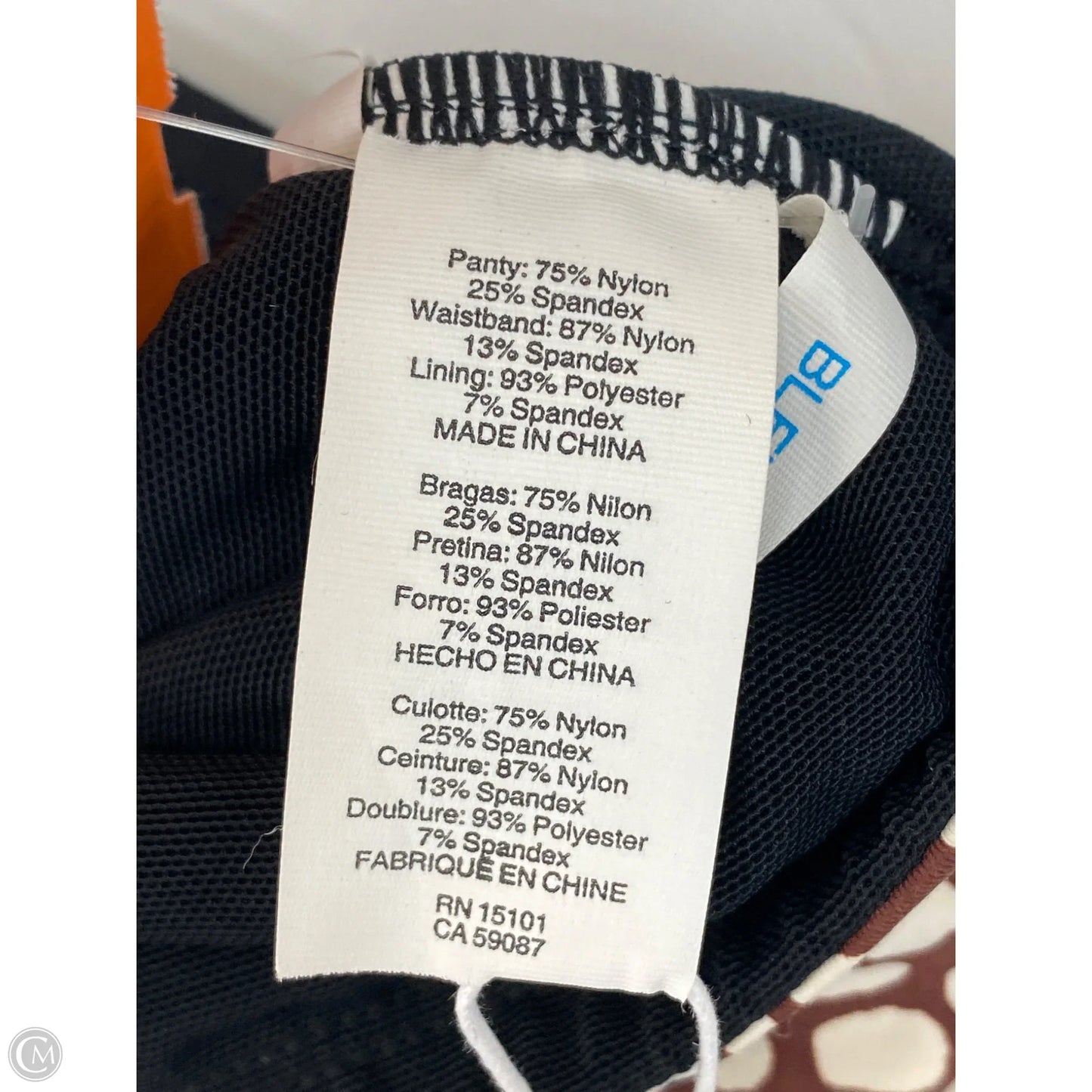 Swimsuit Bottom By Bleu In Black, Size: L