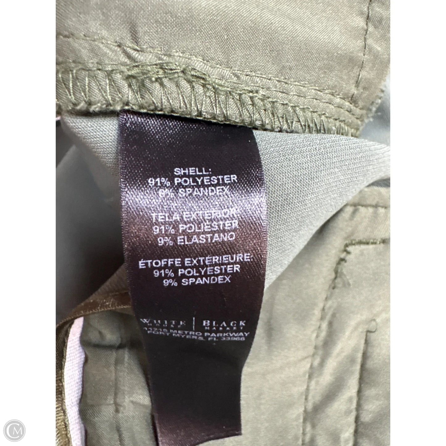 Pants Cropped By White House Black Market In Green, Size: 0