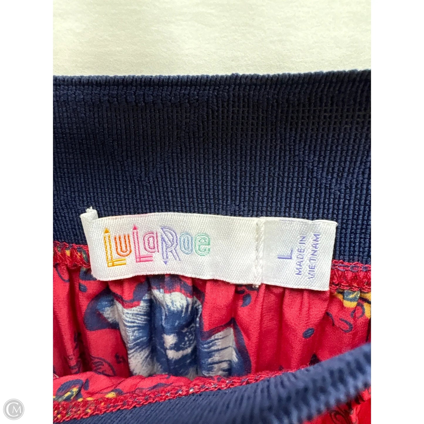 Skirt Midi By Lularoe In Red, Size: L