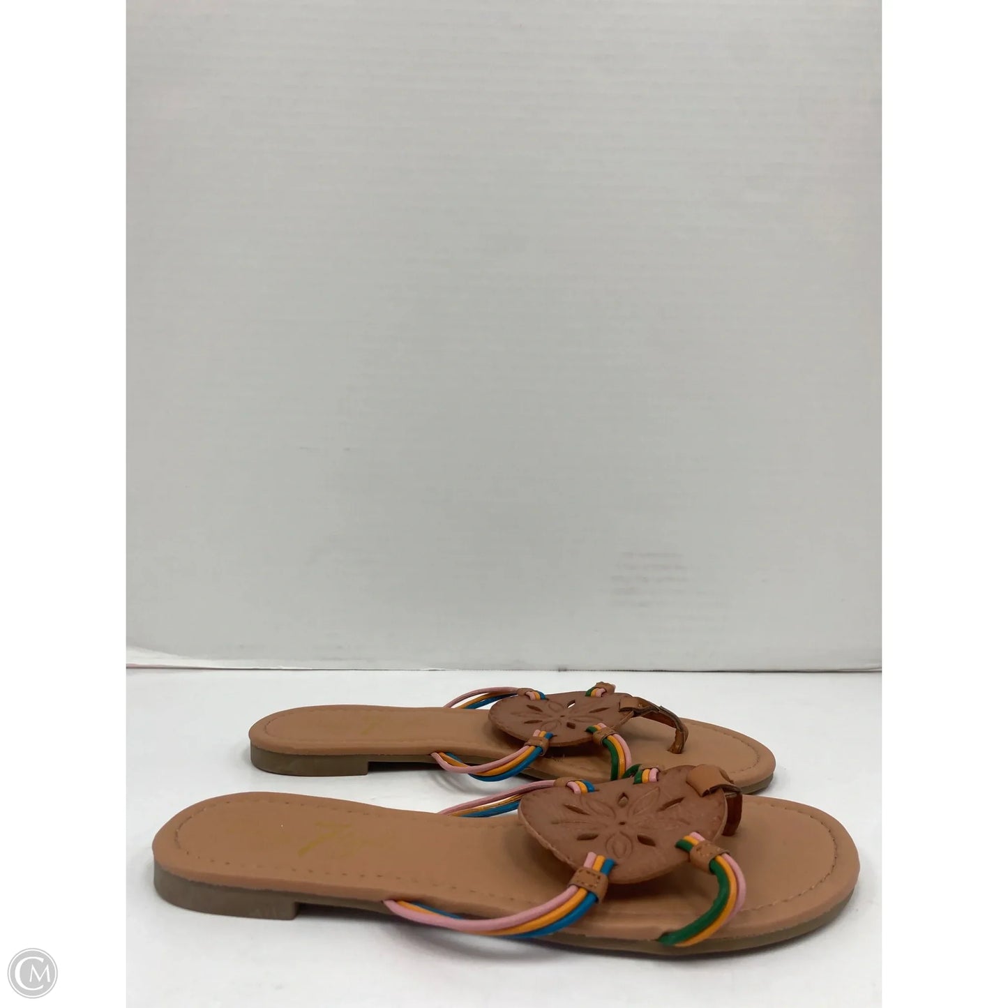 Sandals Flip Flops By Cmf In Beige, Size: 6