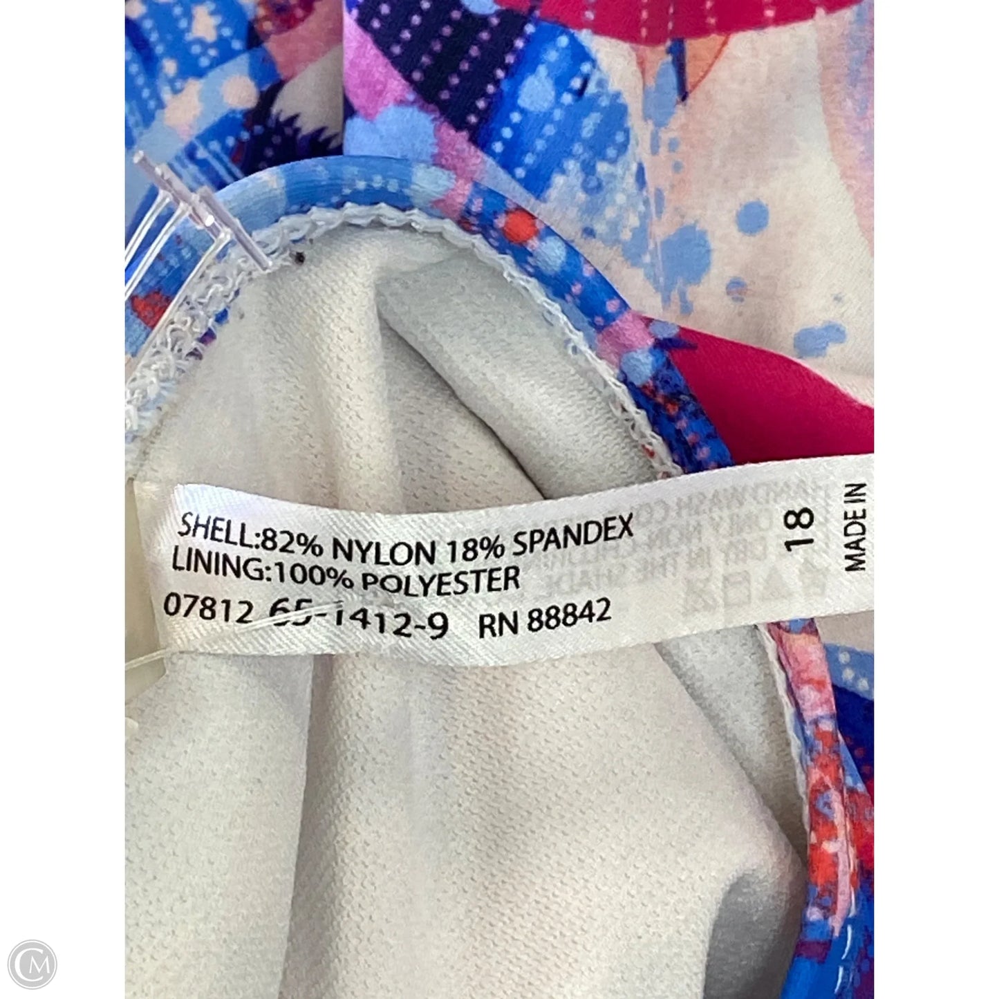 Swimsuit 2pc By Cmf In Pink, Size: 1x