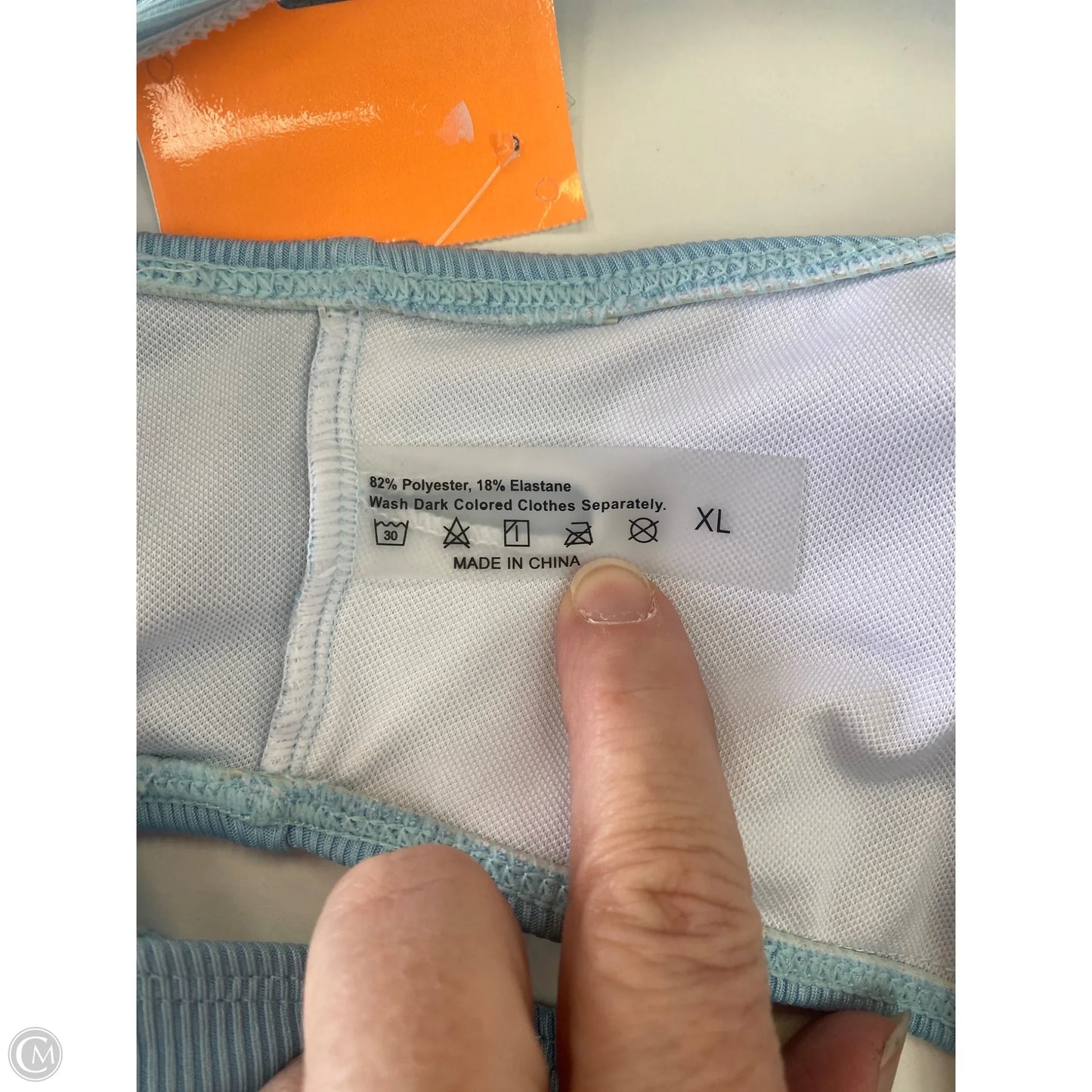 Swimsuit By Cmf In Blue, Size: Xl