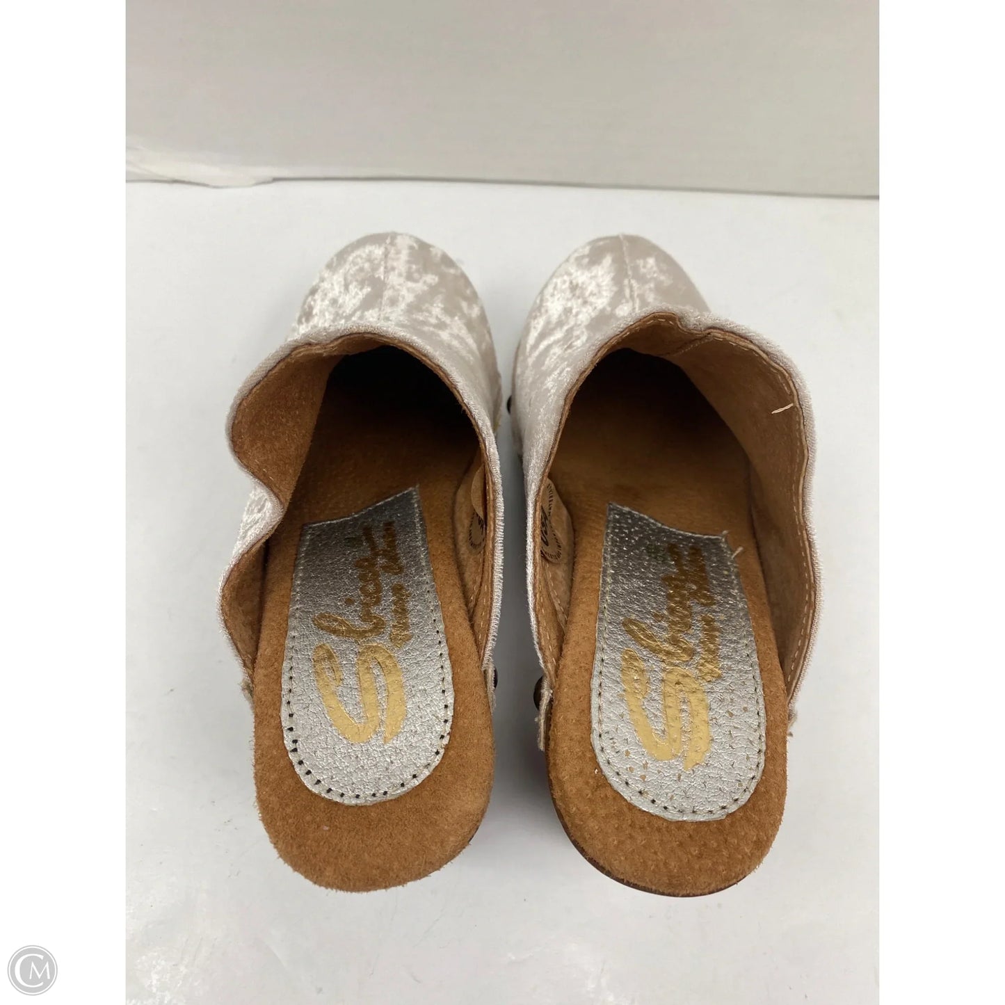 Shoes Heels Block By Clothes Mentor In Cream, Size: 6.5