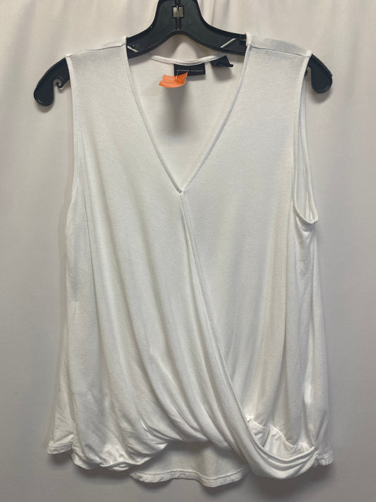 Top Sleeveless By Adrienne Vittadini  Size: L