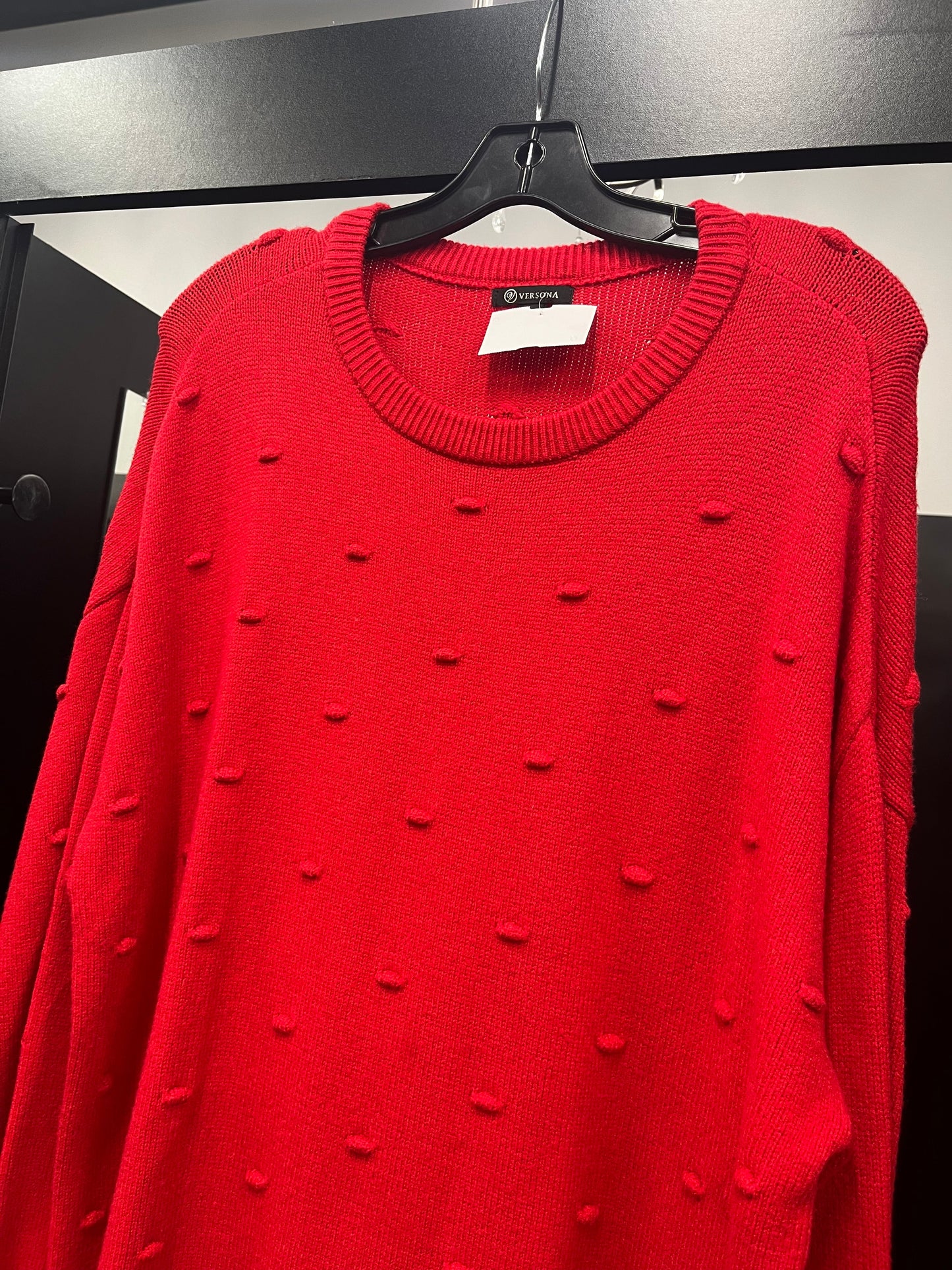 Sweater By Versona In Red, Size: L