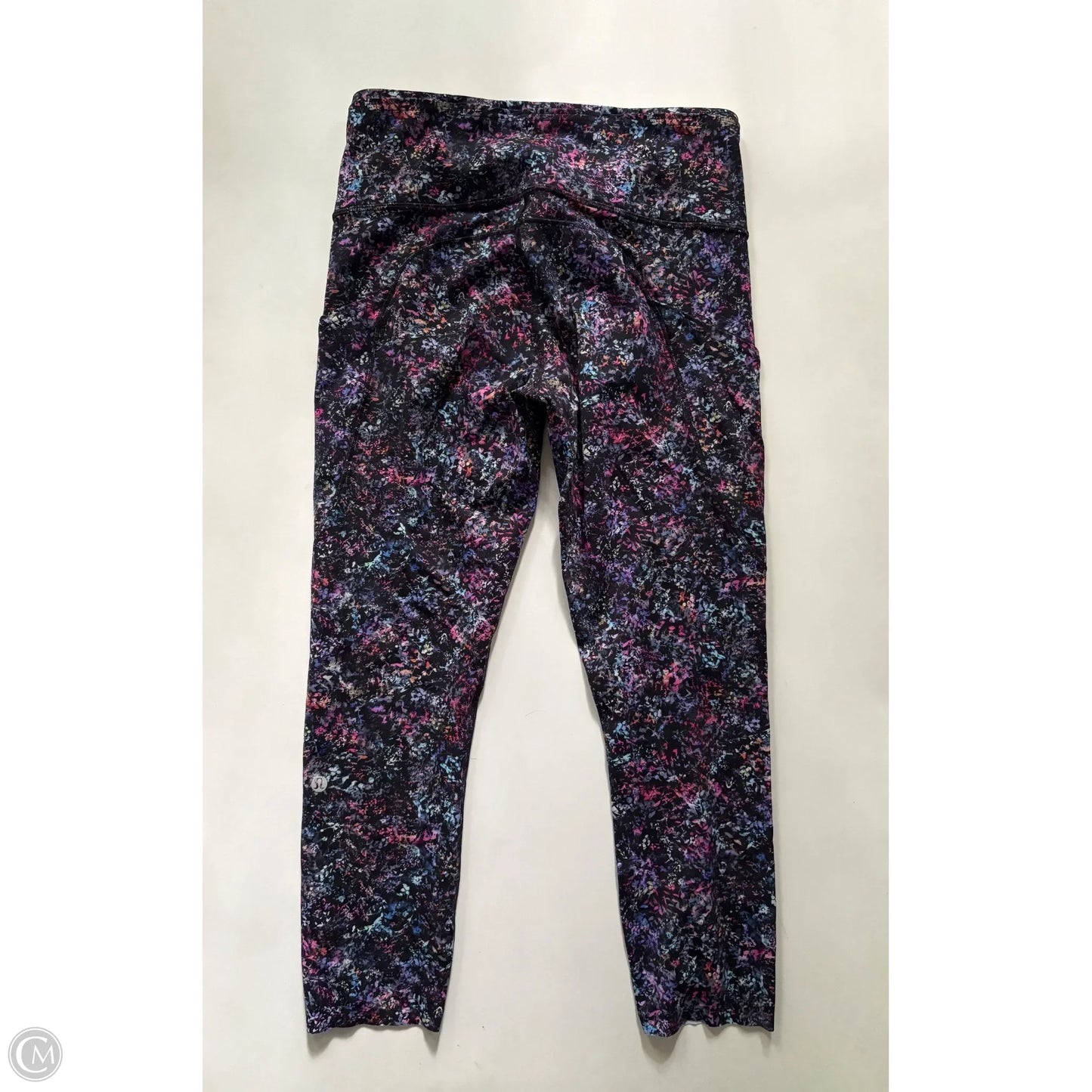 Athletic Leggings By Lululemon In Multi-colored, Size: M