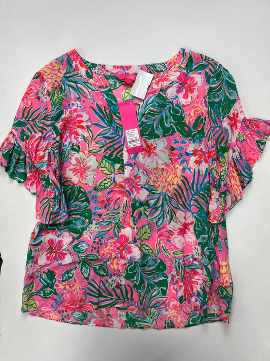 Blouse Short Sleeve By Lilly Pulitzer NWT Size: Xs
