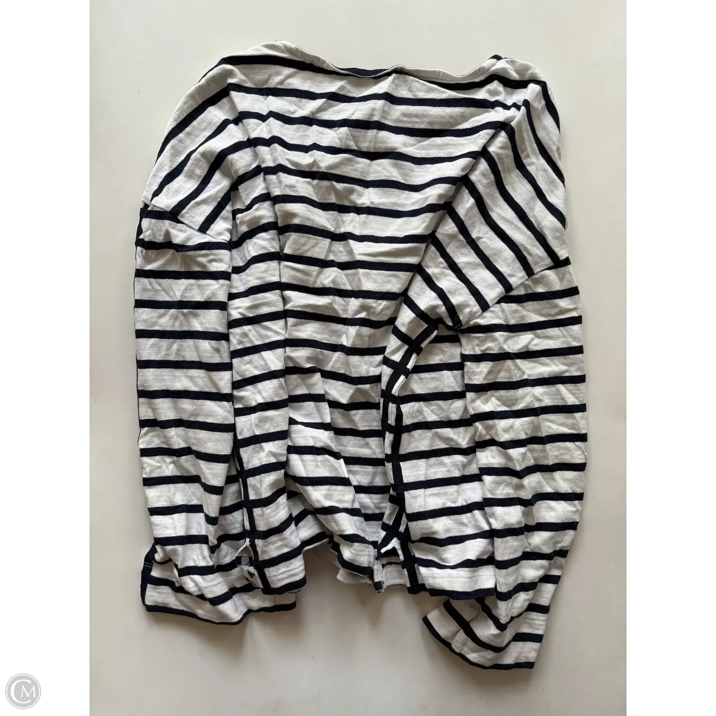 Top Long Sleeve By Loft In Striped Pattern, Size: 2x