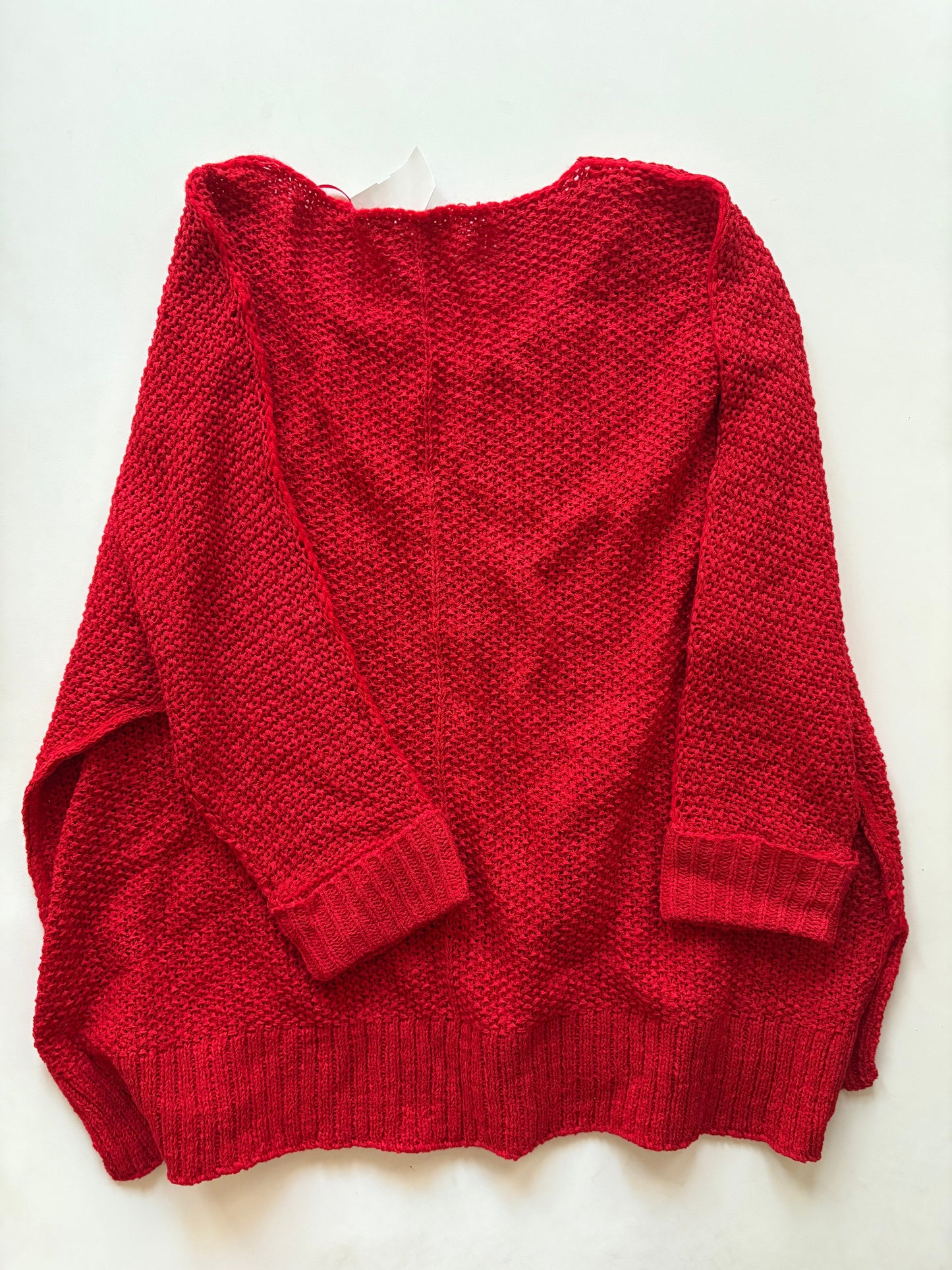Sweater By Ee Some In Red, Size: S