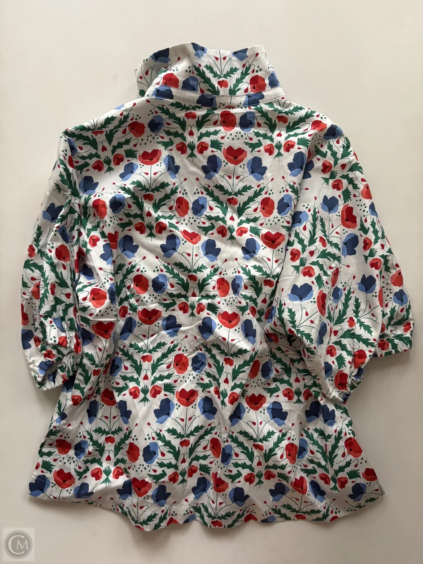 Blouse 3/4 Sleeve By Emily McCarthy In Multi-colored, Size: Xxs