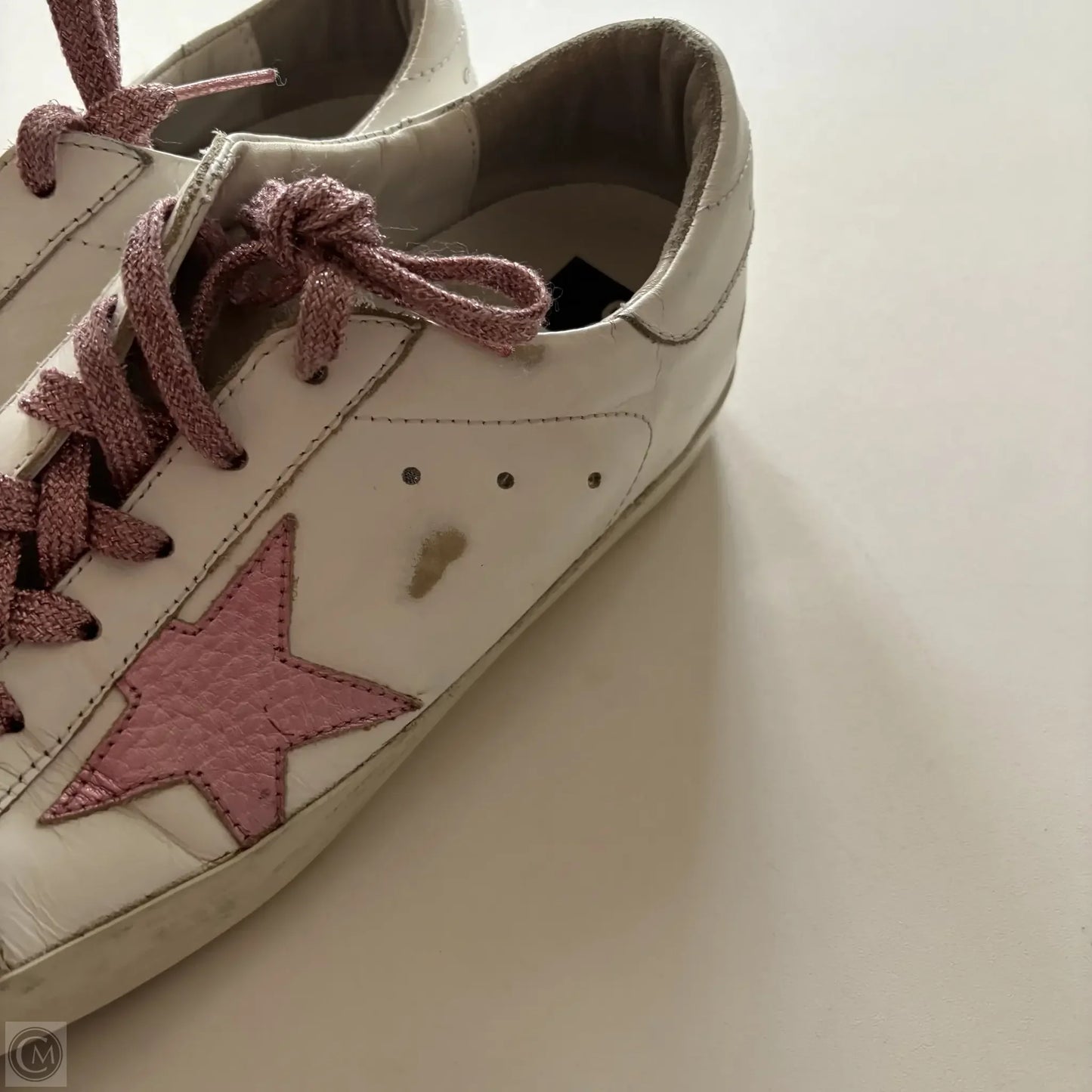 Shoes Luxury Designer By Golden Goose In Pink, Size: 9