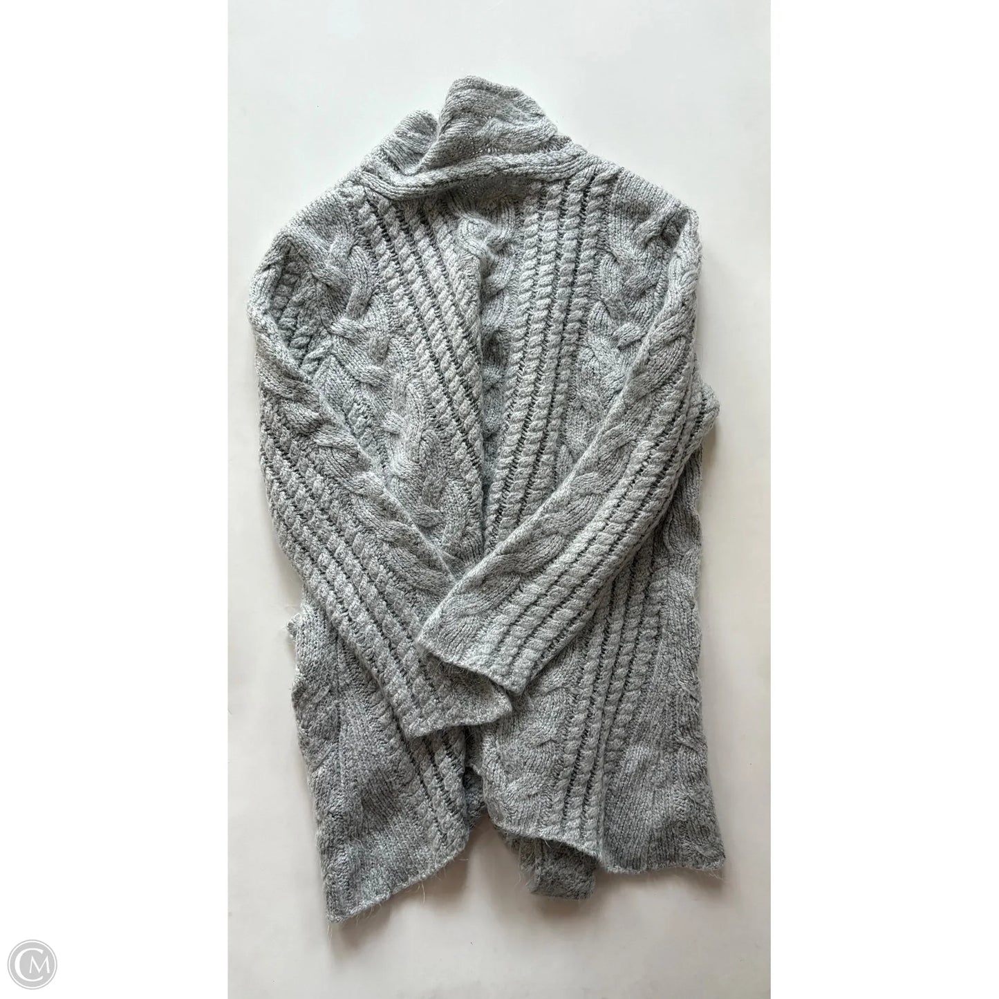 Sweater Cardigan By Lemon In Grey, Size: M