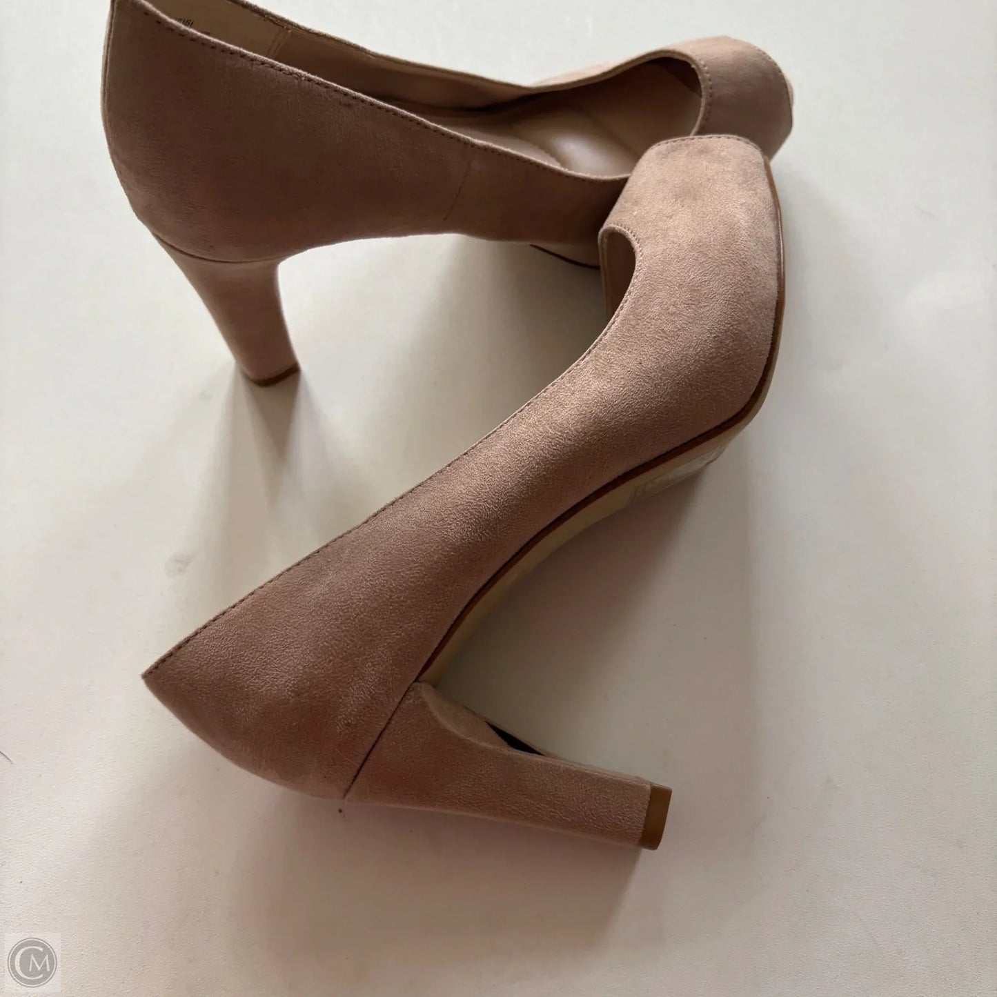 Shoes Heels Block By Kelly And Katie In Beige, Size: 6