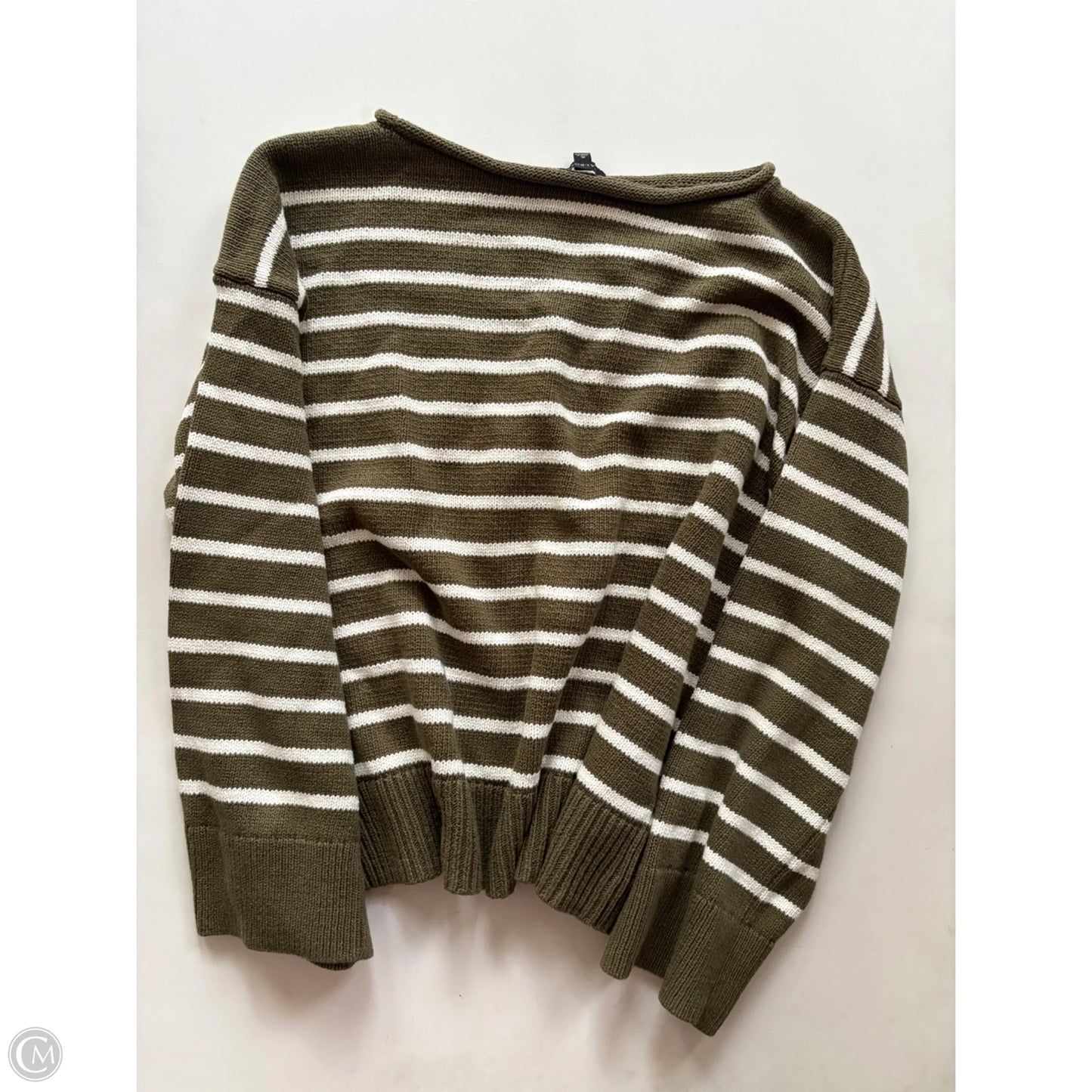 Sweater By Talbots In Striped Pattern, Size: Xl