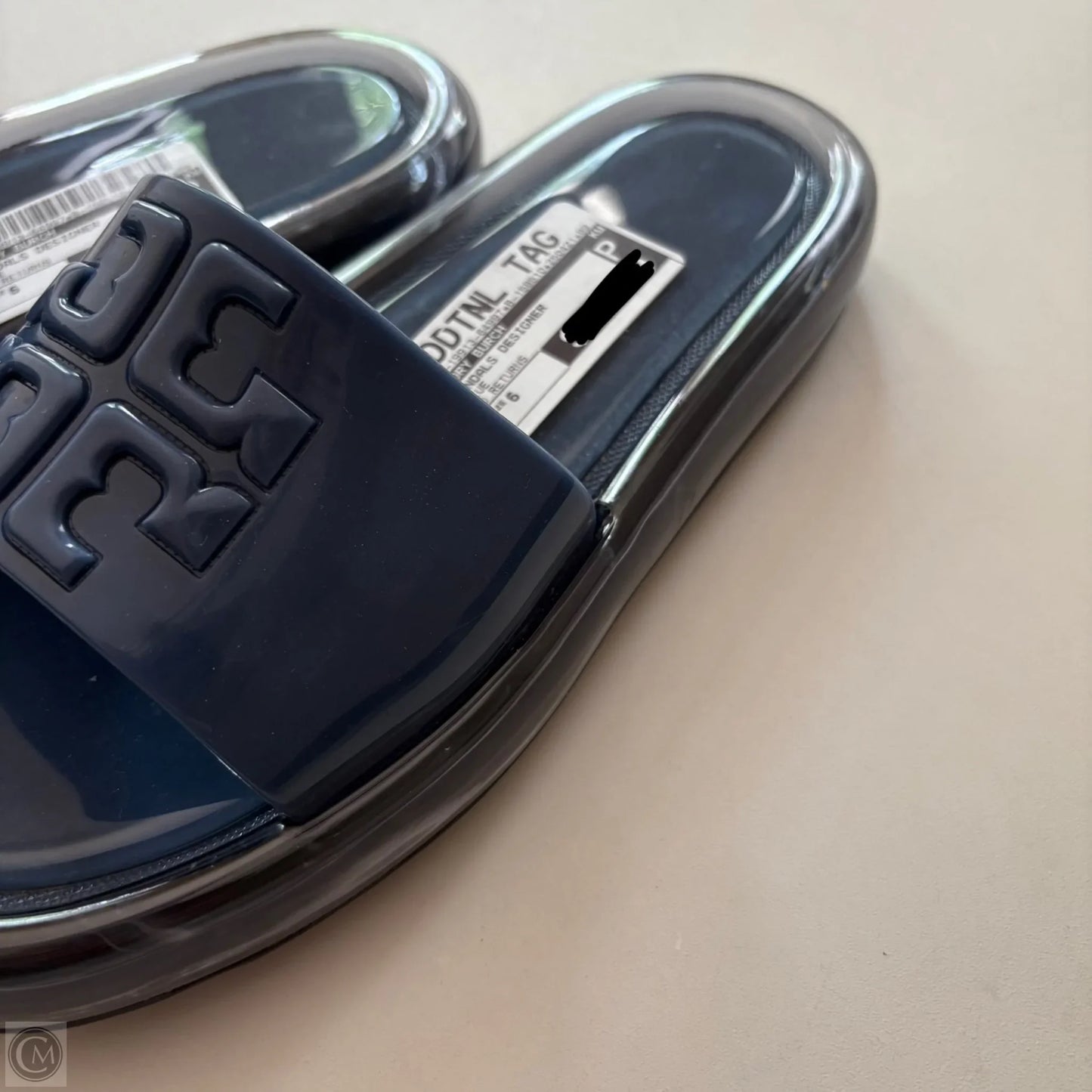 Sandals Designer By Tory Burch In Blue, Size: 6