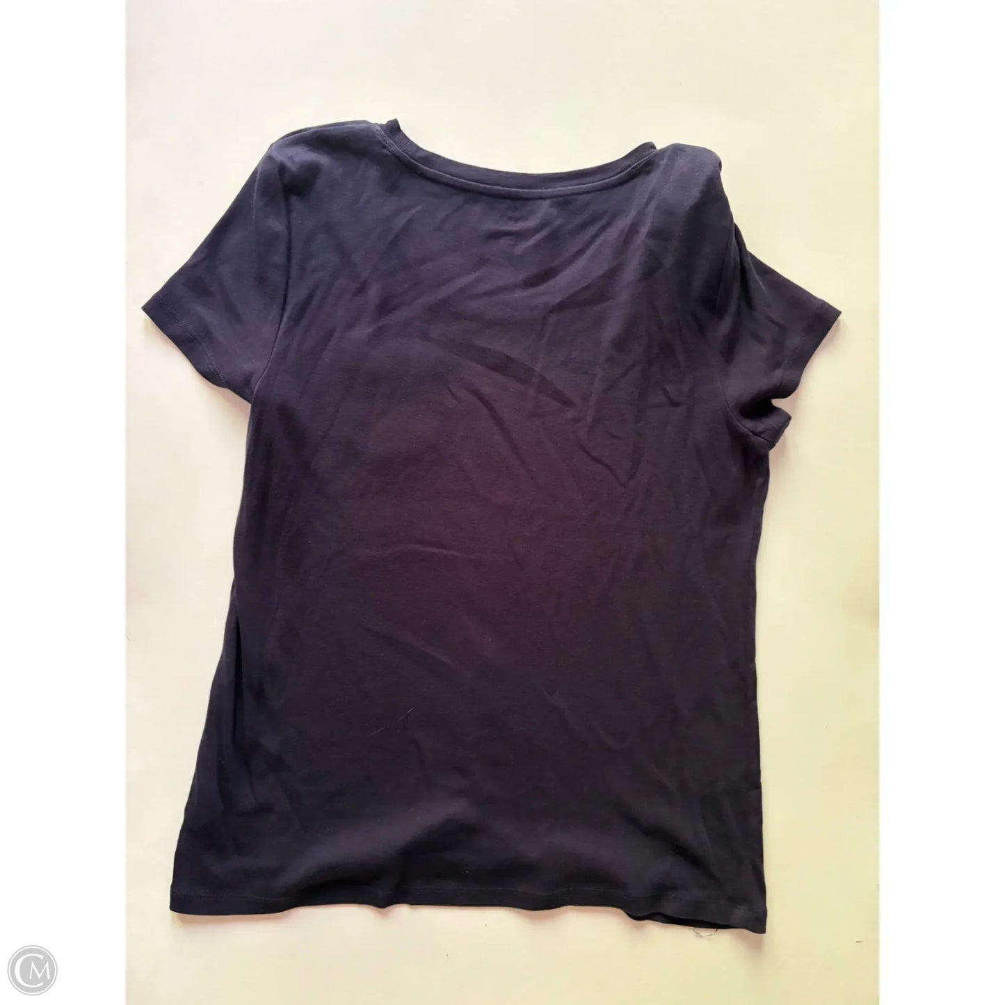 Top Short Sleeve By Talbots In Blue, Size: Lp