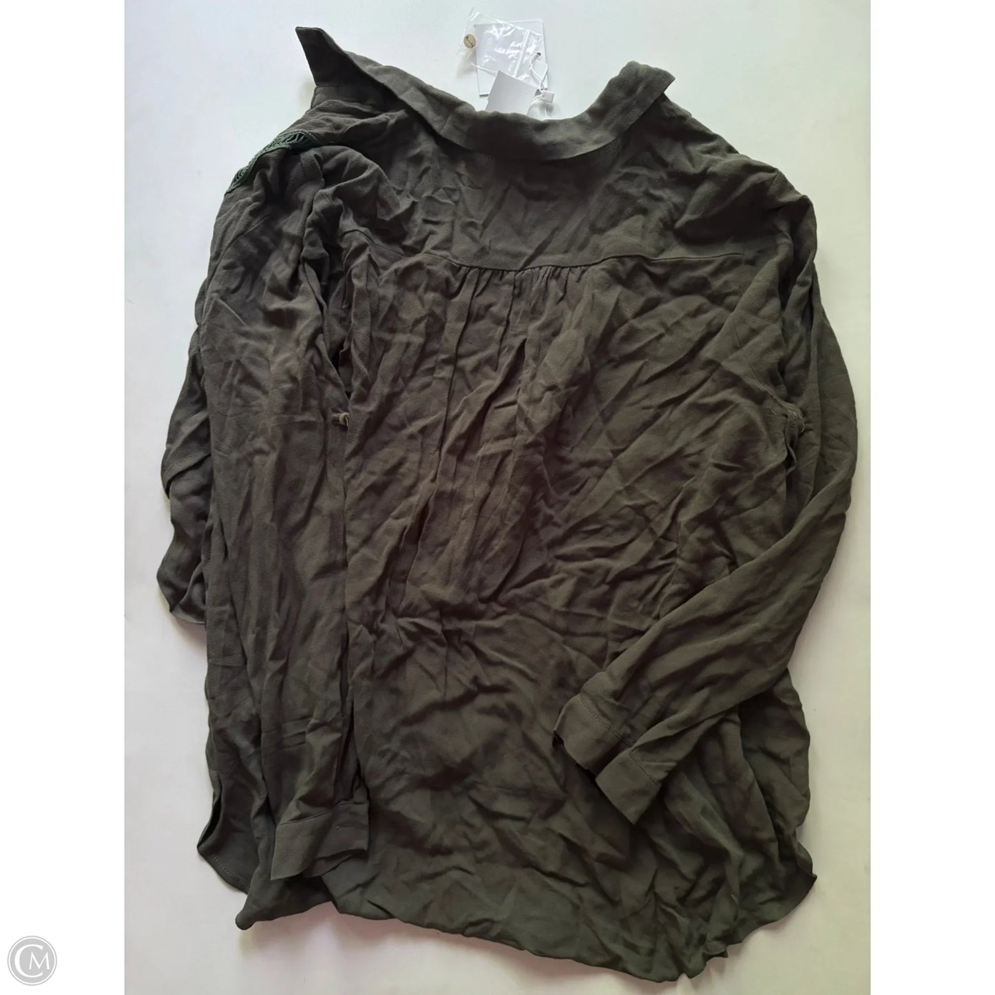 Blouse Long Sleeve By Hayden La In Green, Size: S