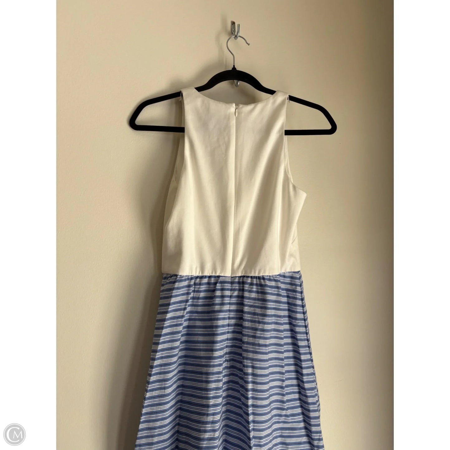 Dress Casual Midi By Vince Camuto In Striped Pattern, Size: 4