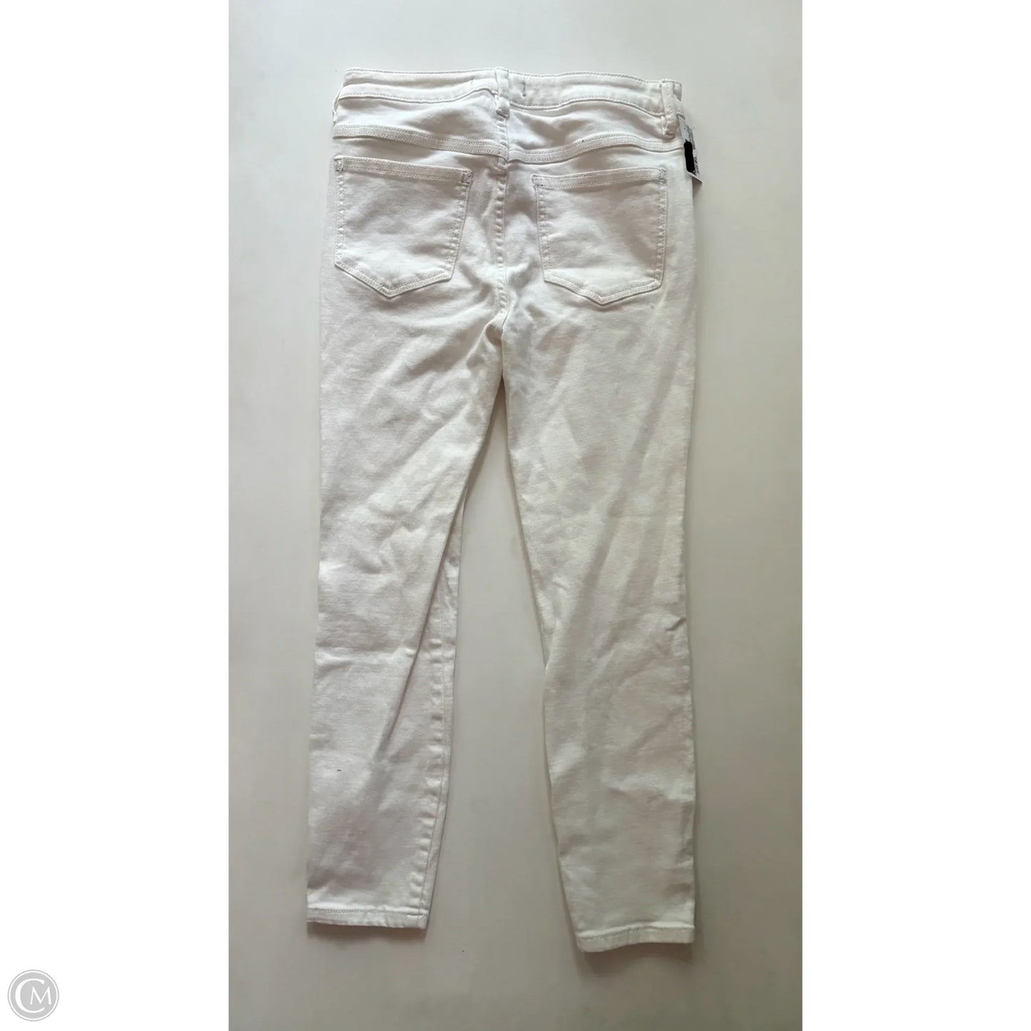 Jeans Skinny By Free People In White, Size: 4