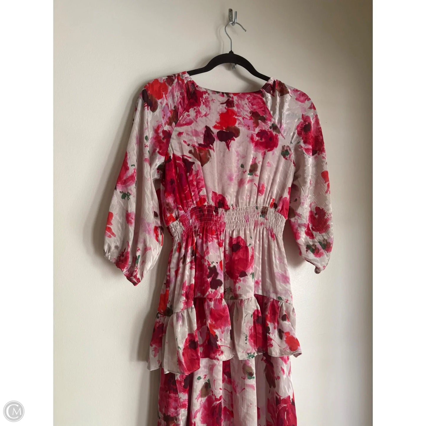 Dress Party Long By Taylor In Floral Print, Size: S