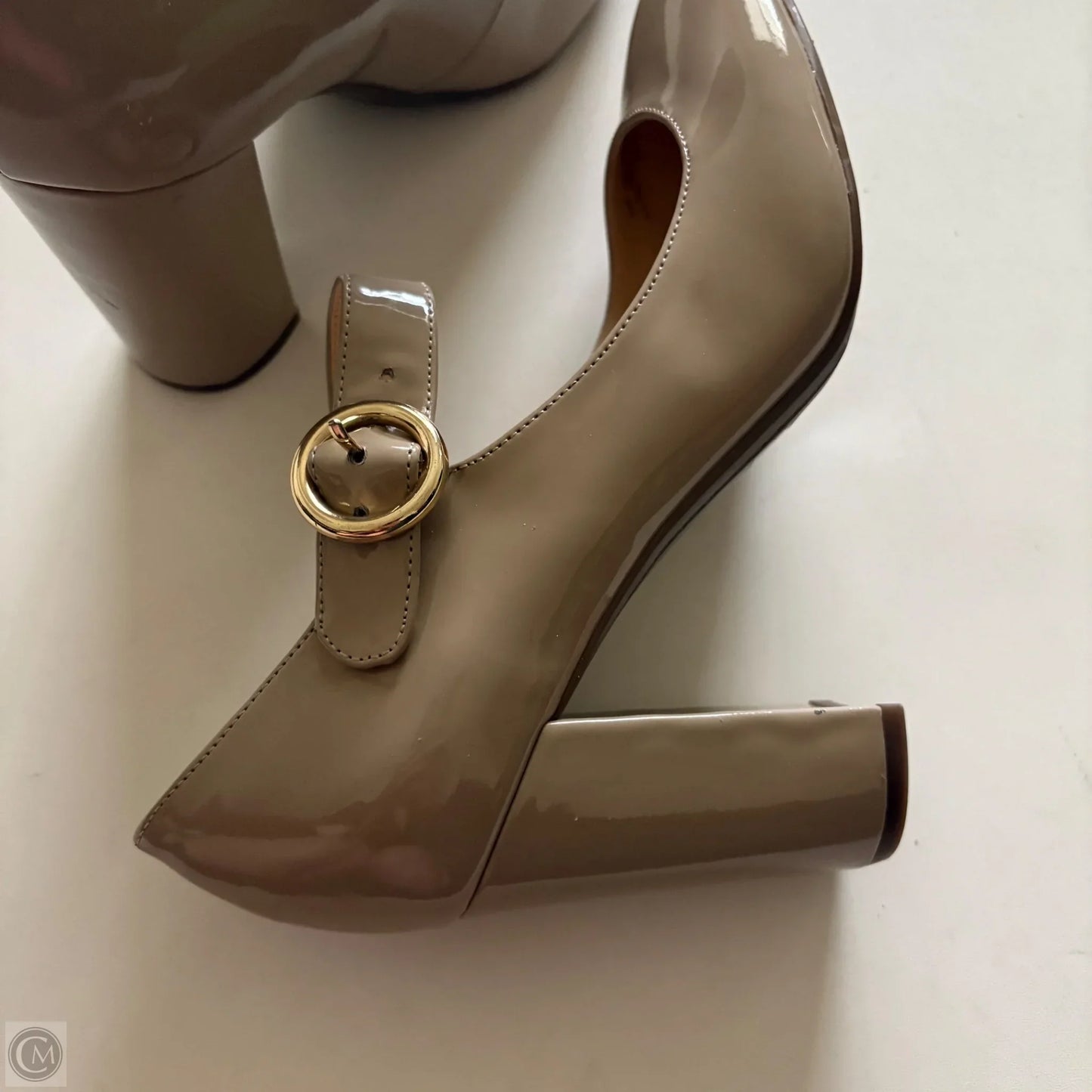 Shoes Heels Block By Liz Claiborne In Tan, Size: 9.5