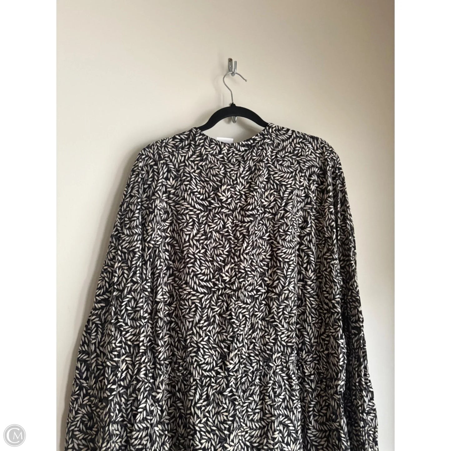 Dress Casual Midi By H&m In Black & Tan, Size: 2x