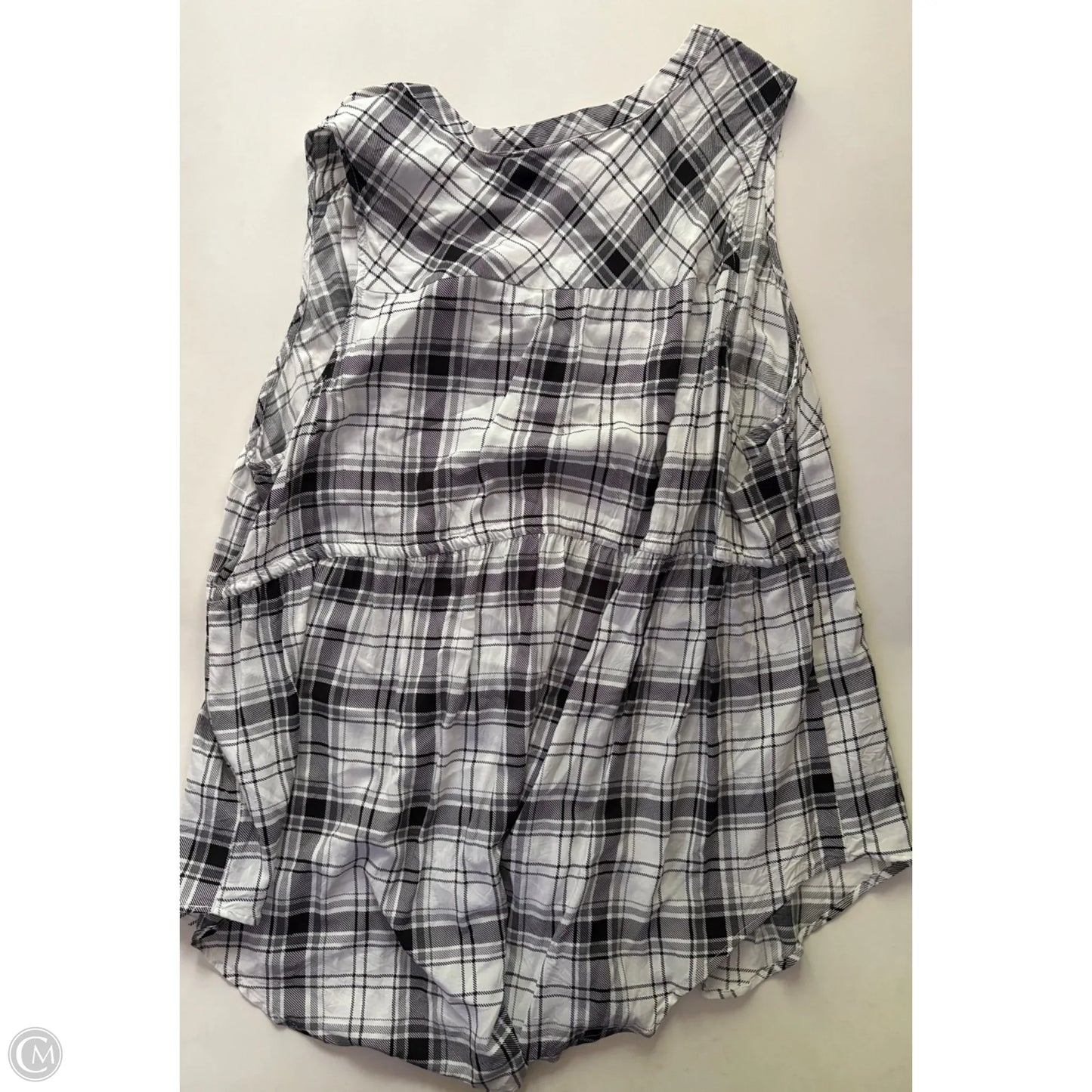 Blouse Sleeveless By Torrid In Plaid Pattern, Size: 2x