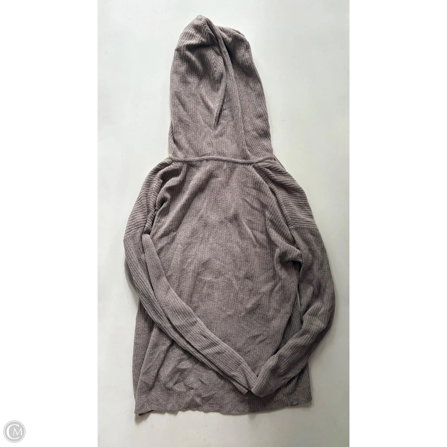 Sweatshirt Hoodie By Barefoot Dreams In Taupe, Size: Xs