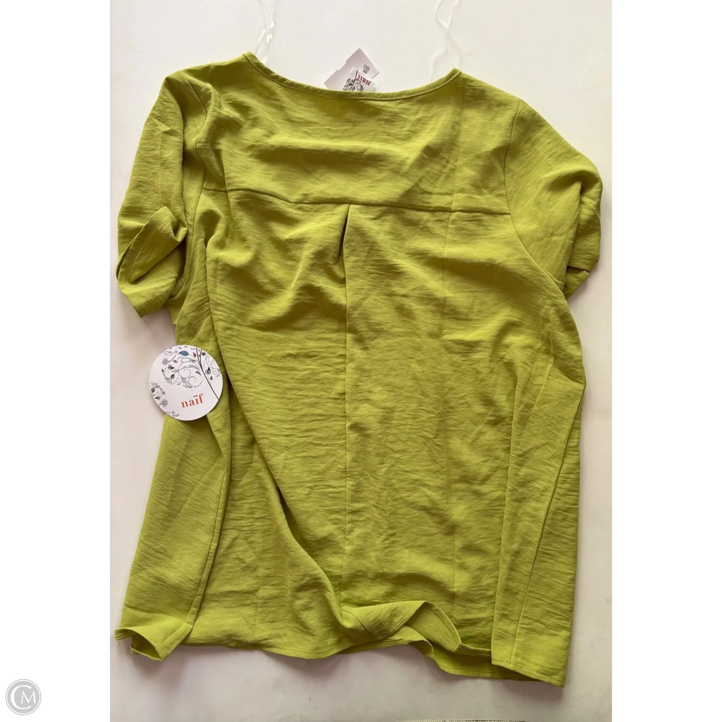 Blouse Short Sleeve By Naif In Green, Size: 2x