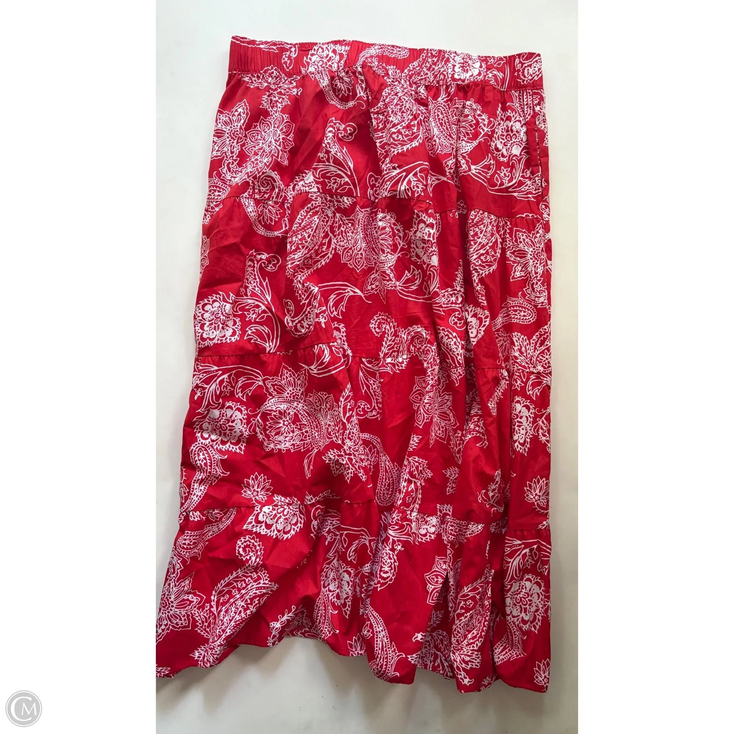 Skirt Maxi By Chaps In Red, Size: 16