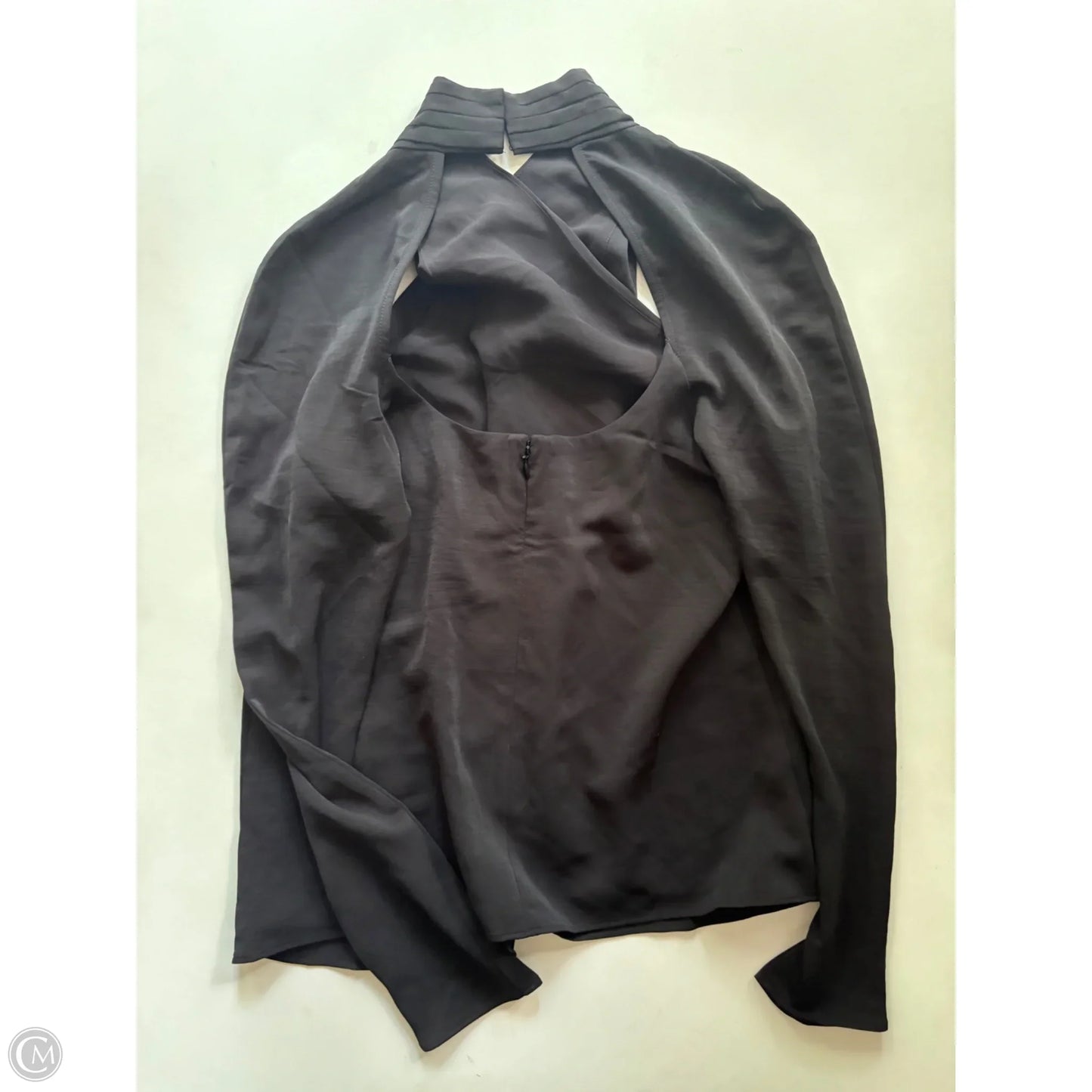 Blouse Long Sleeve By Express In Black, Size: S