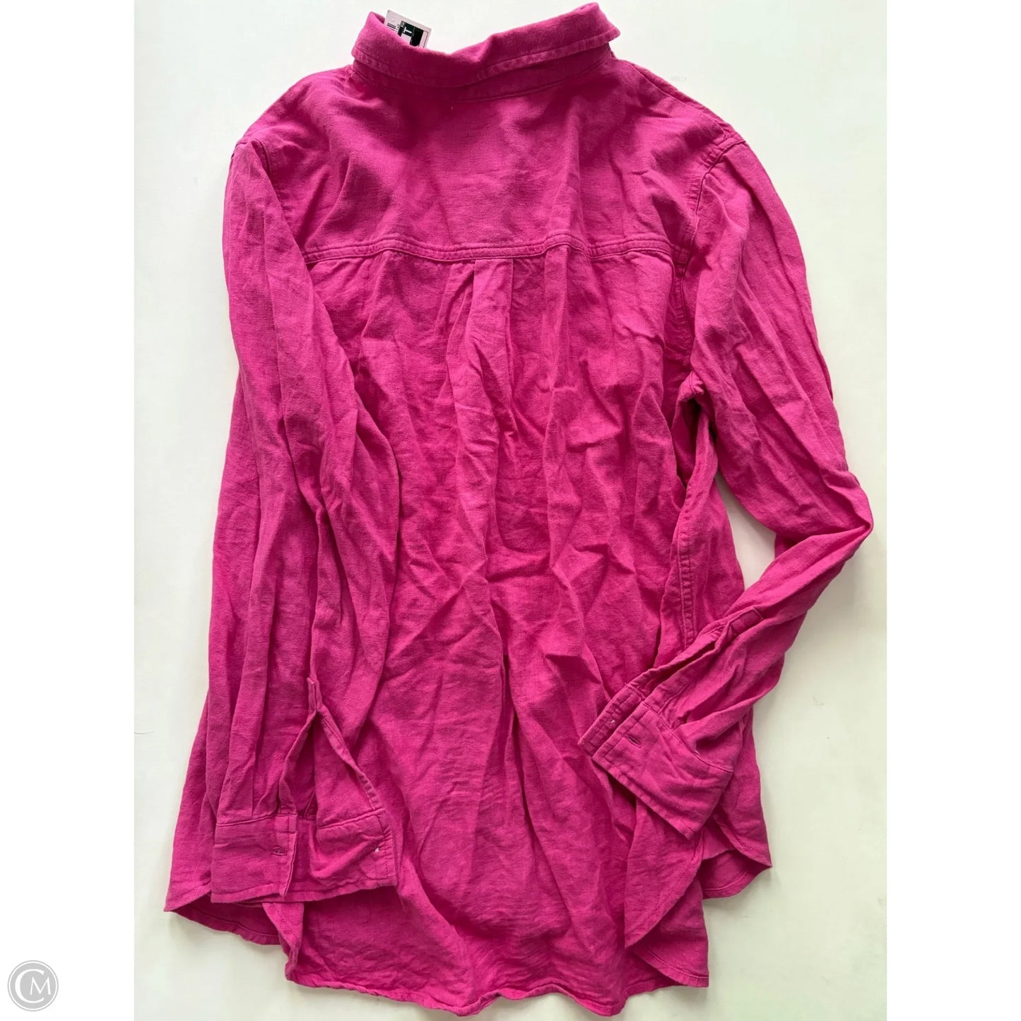 Top Long Sleeve By Gap In Pink, Size: L