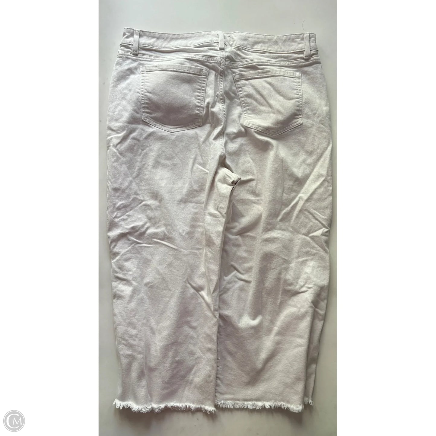 Jeans Wide Leg By Lane Bryant In Cream, Size: 18