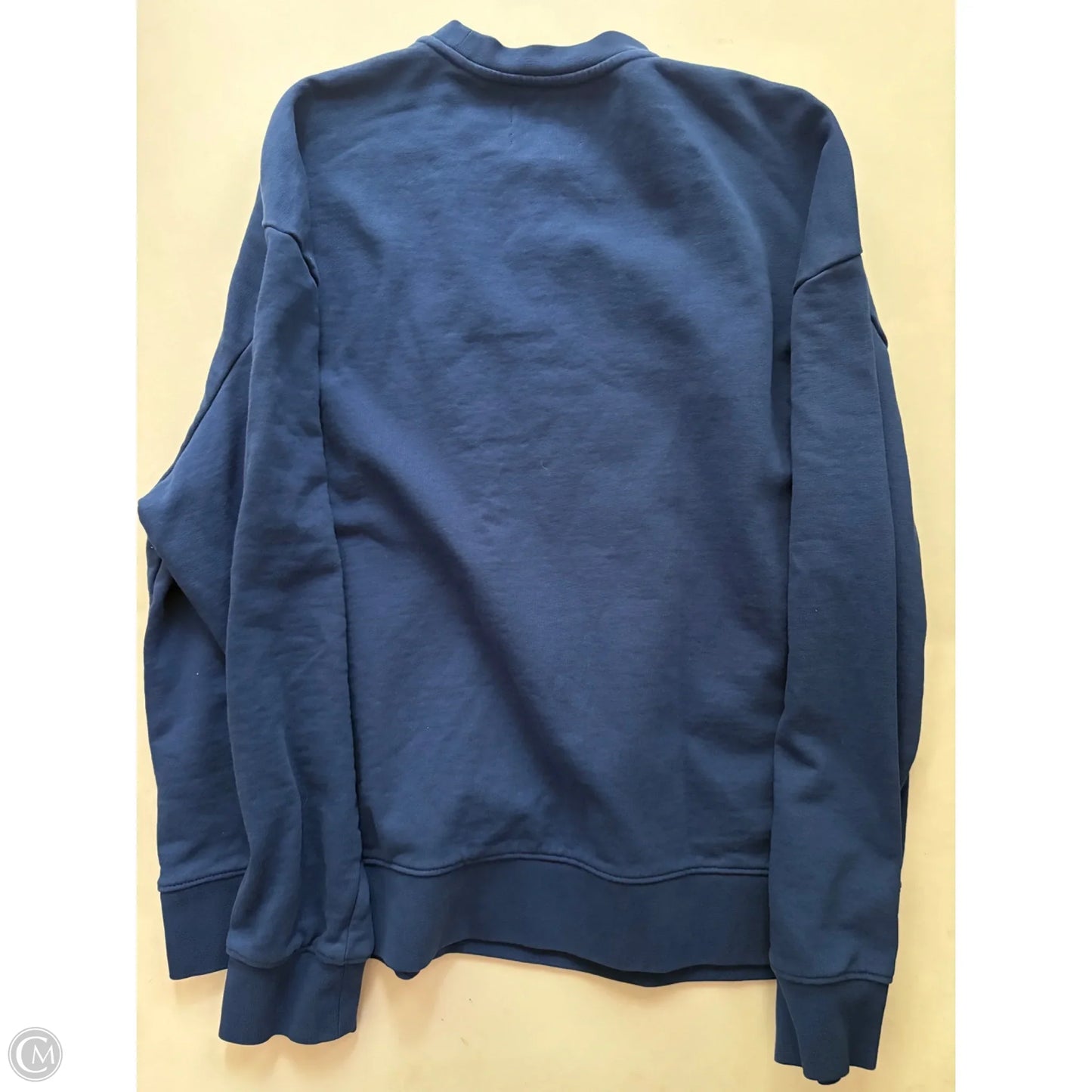 Sweatshirt Crewneck By Calvin Klein In Blue, Size: M