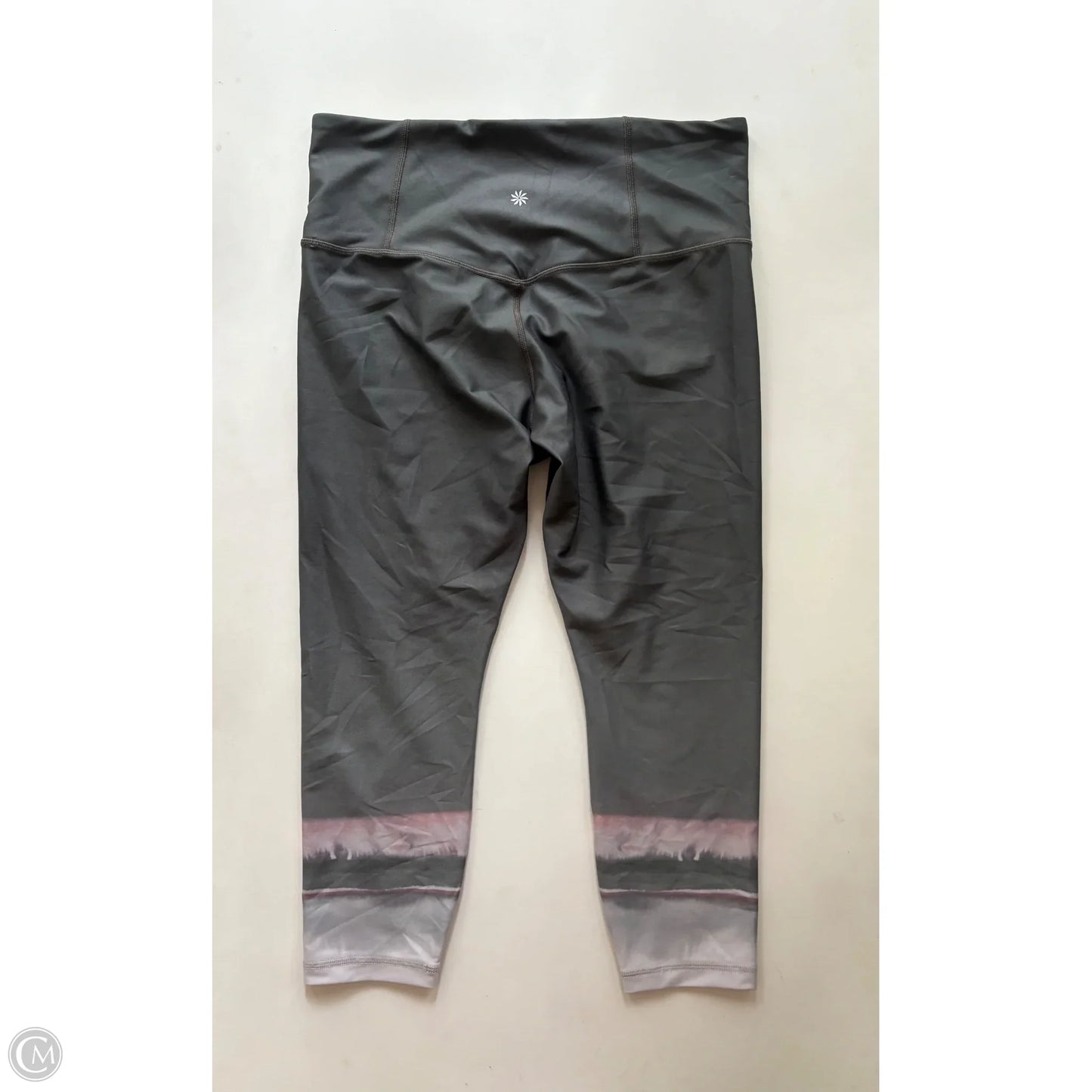 Athletic Leggings By Athleta In Green, Size: M