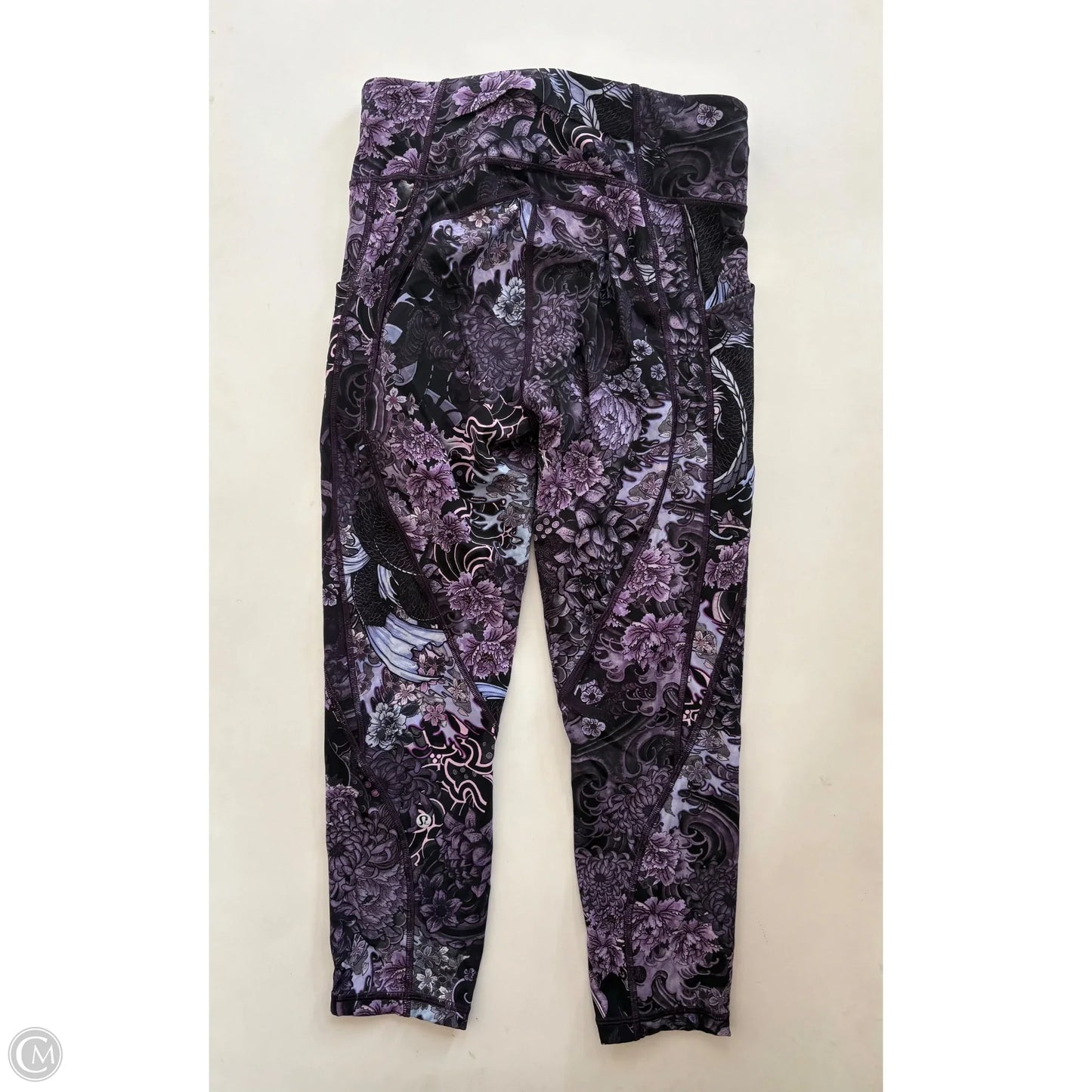 Athletic Leggings By Lululemon In Purple, Size: M