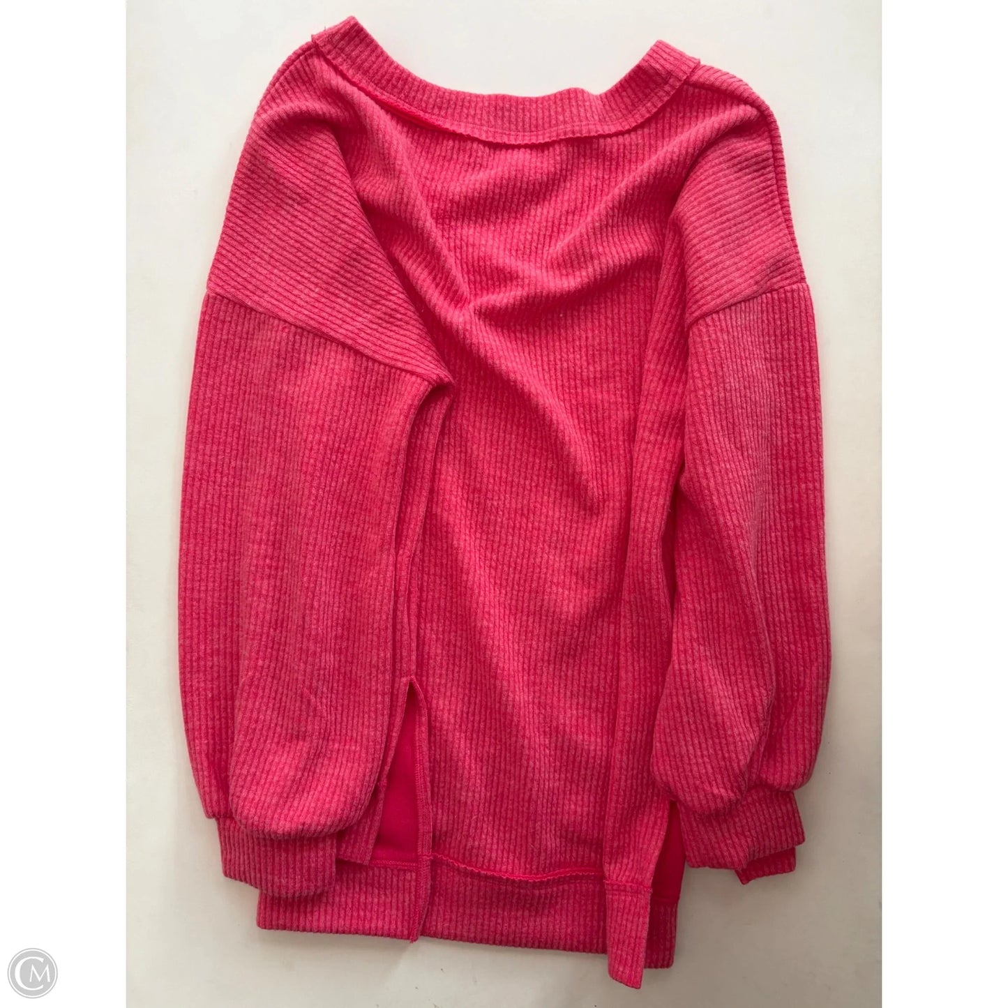 Sweatshirt Crewneck By Simply Southern In Pink, Size: M