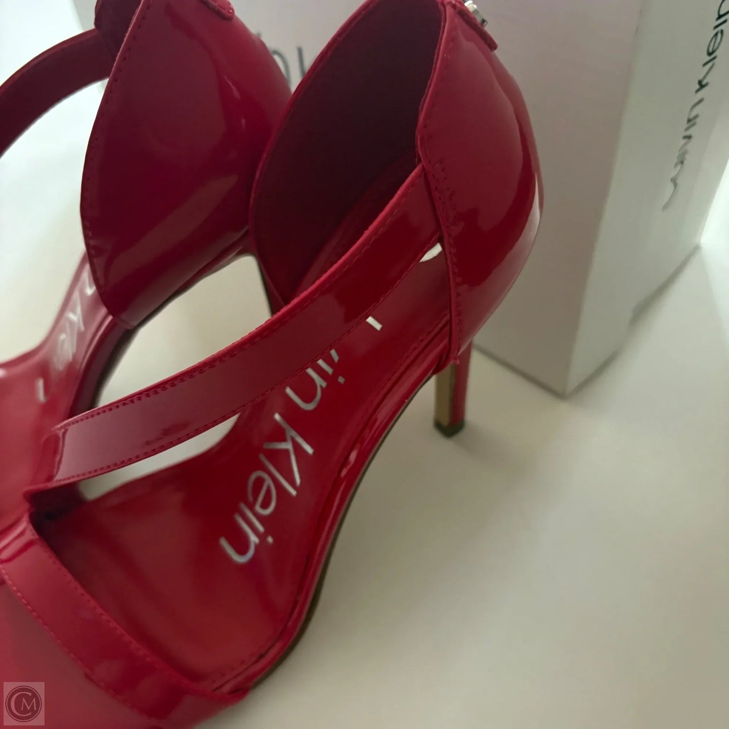 Shoes Heels Kitten By Calvin Klein In Red, Size: 6
