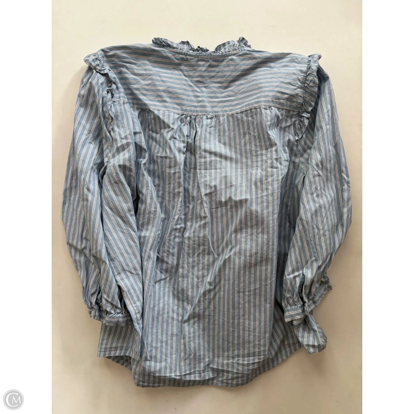 Top Long Sleeve By Lc Lauren Conrad In Striped Pattern, Size: 2x