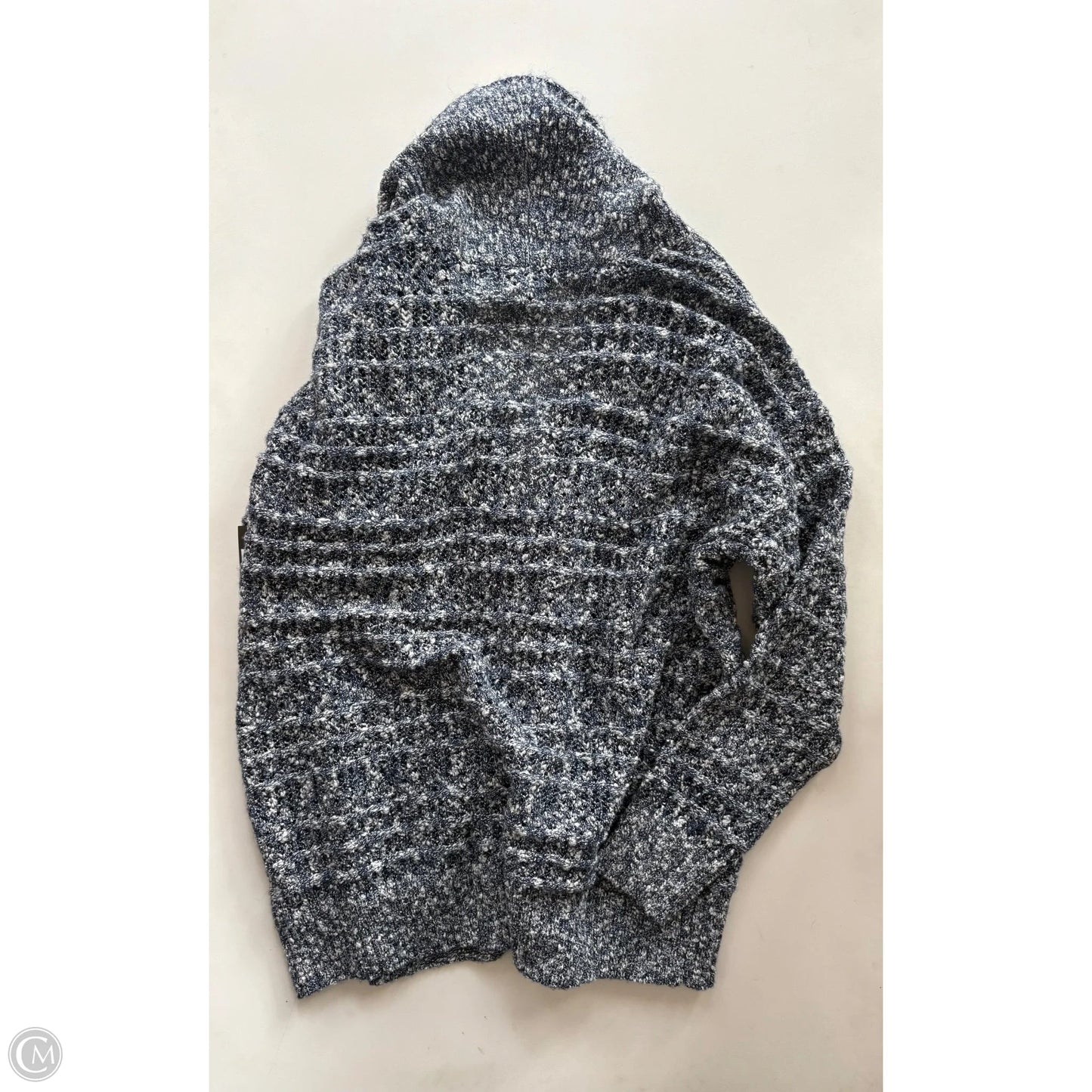 Sweater Cardigan Designer By Frye In Blue, Size: M