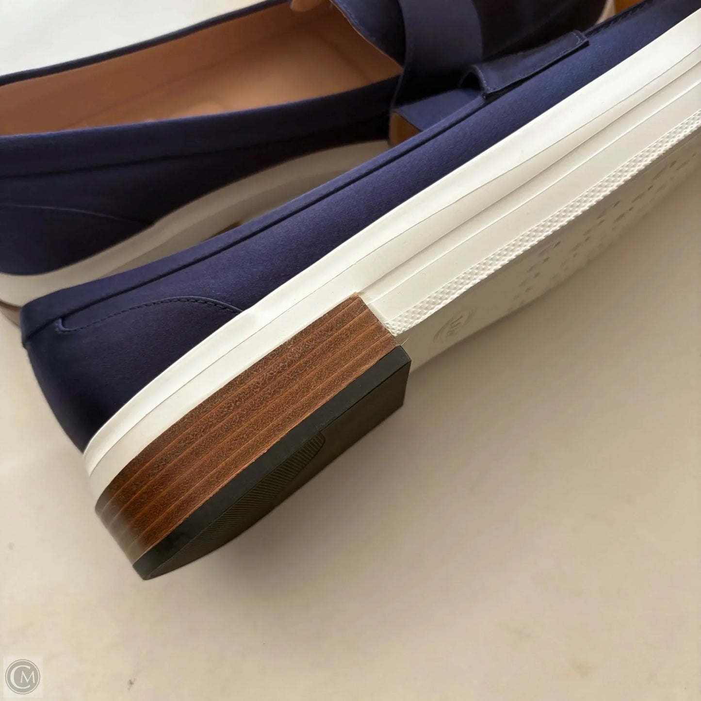 Shoes Luxury Designer By Tods In Blue, Size: 10