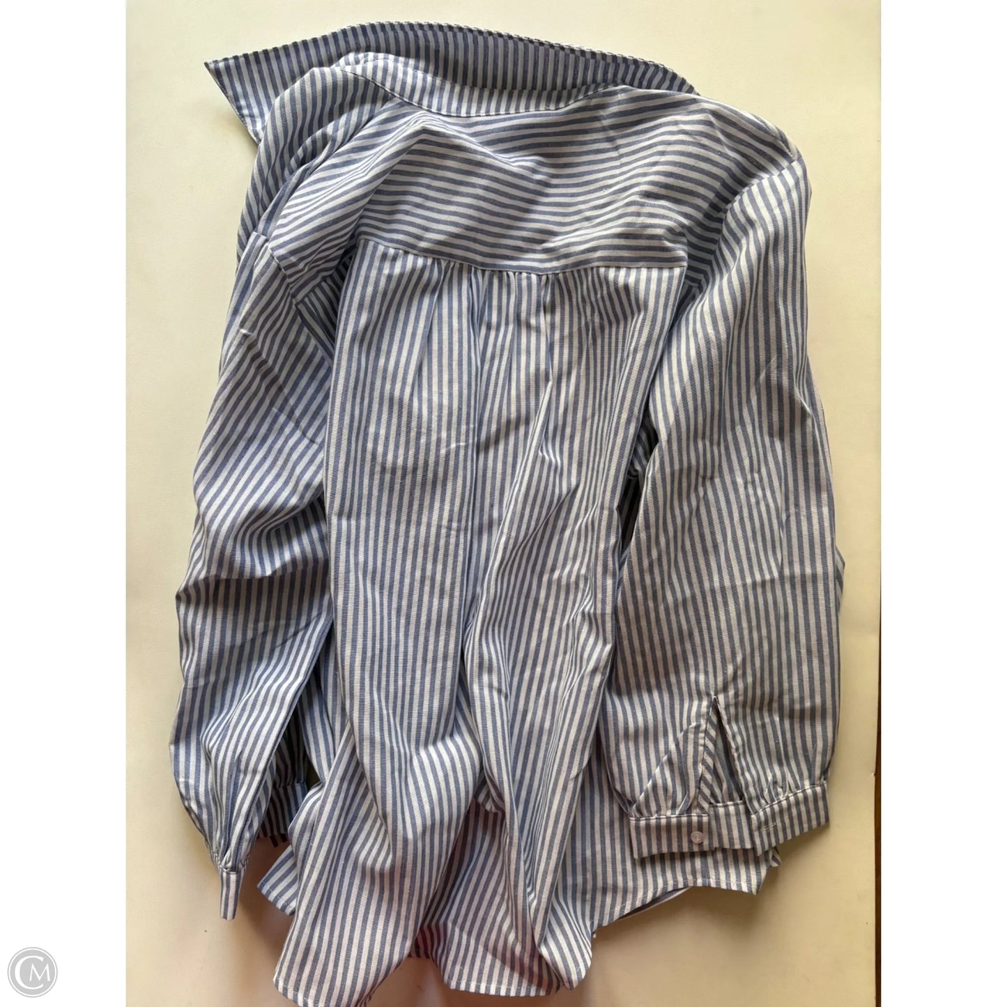 Top Long Sleeve By Chicsoul In Striped Pattern, Size: 1x