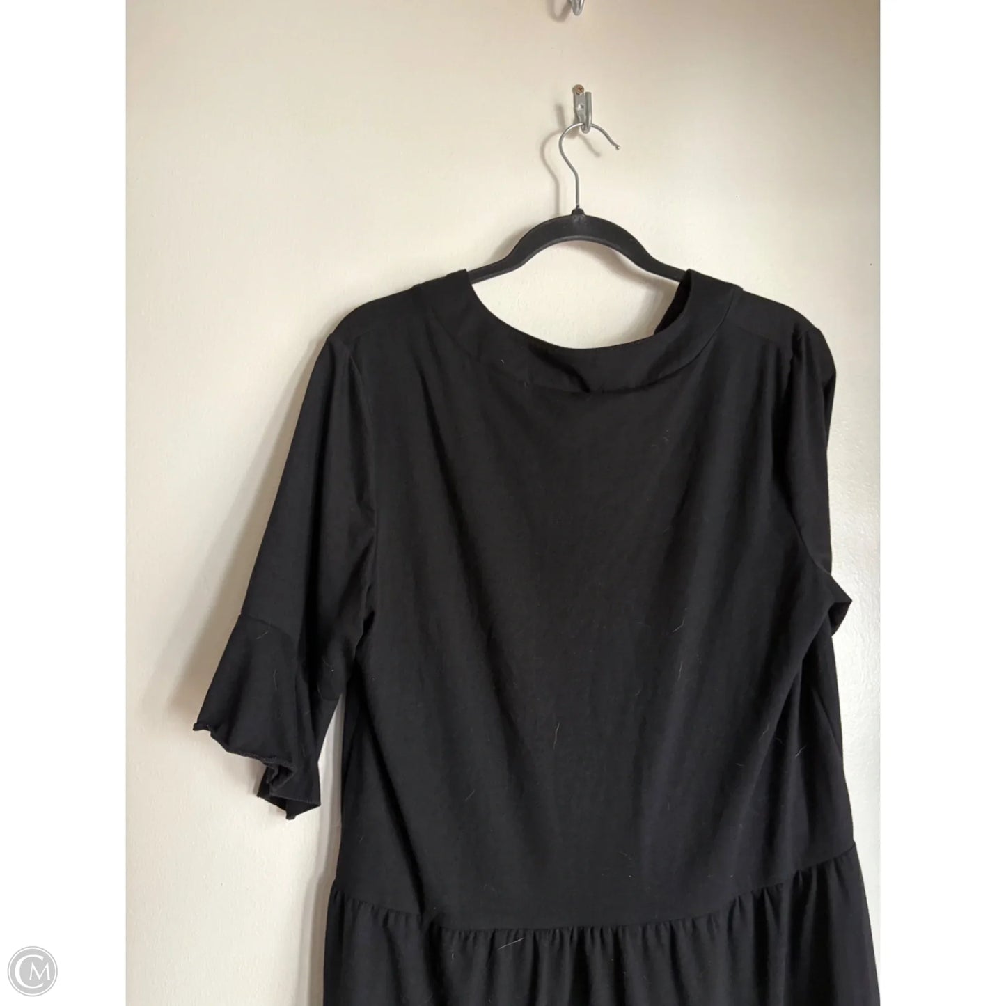 Dress Casual Midi By Clothes Mentor In Black, Size: M
